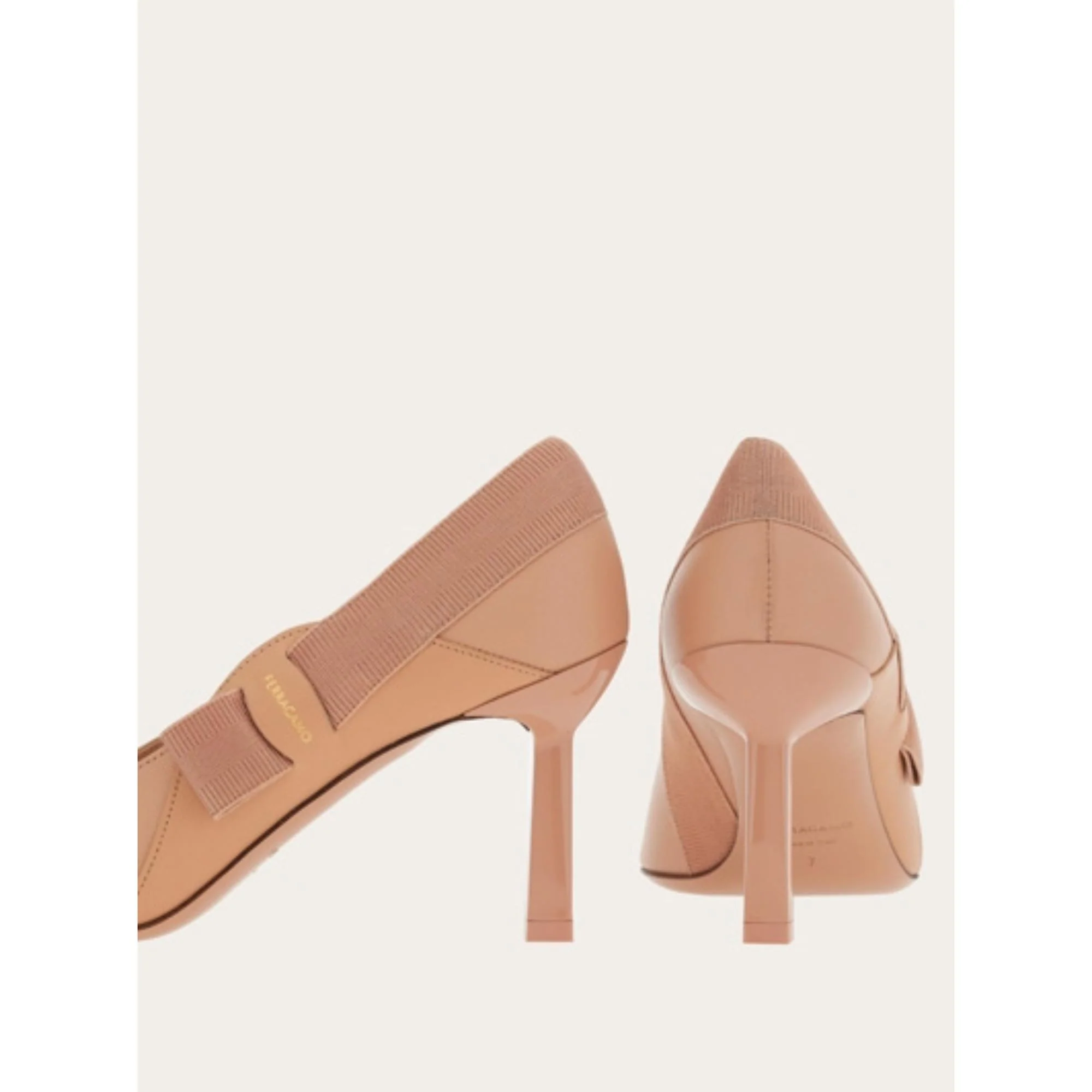 Pumps with Side Vara Bow - Amaretti - Image 5
