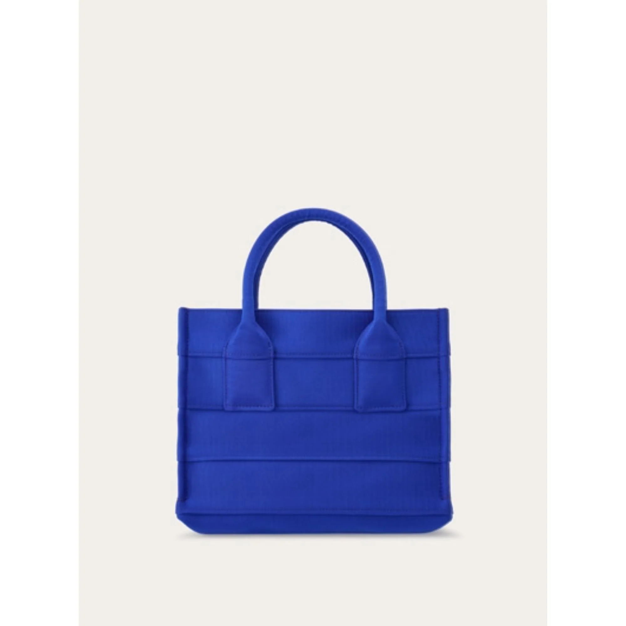 Small Tote Bag with Signature - Lapis Lazuli - Image 3