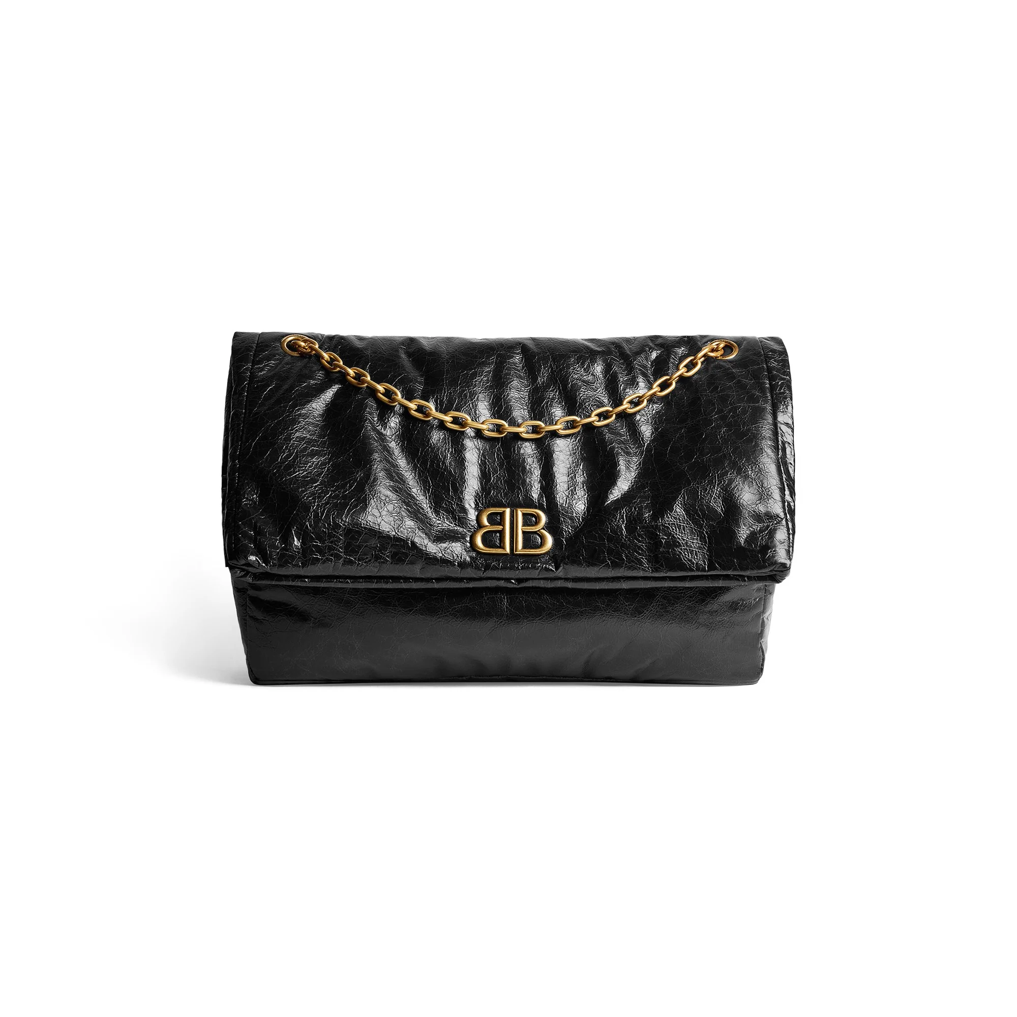 Monaco Chain Bag L - Black