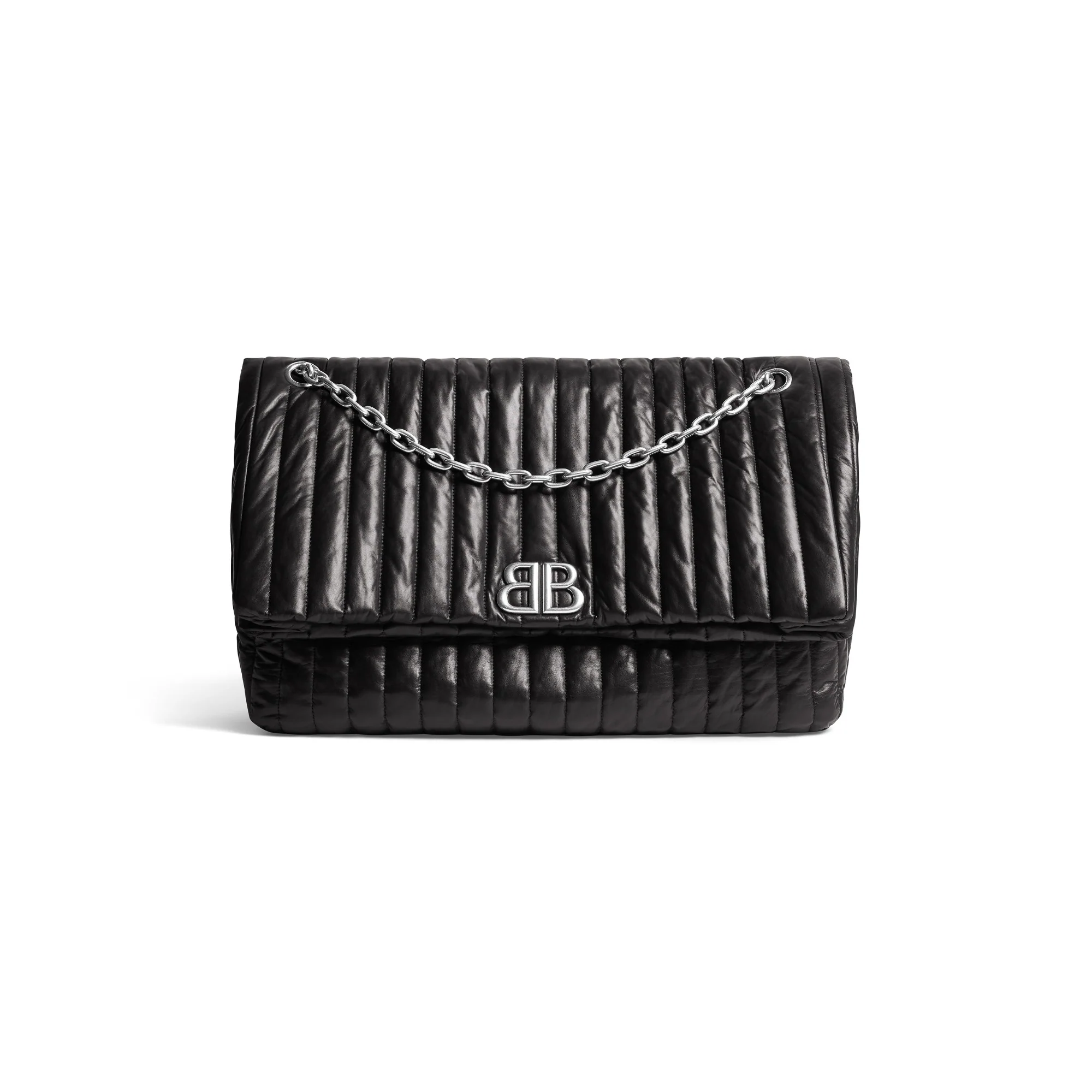 Monaco Chain Bag L - Black