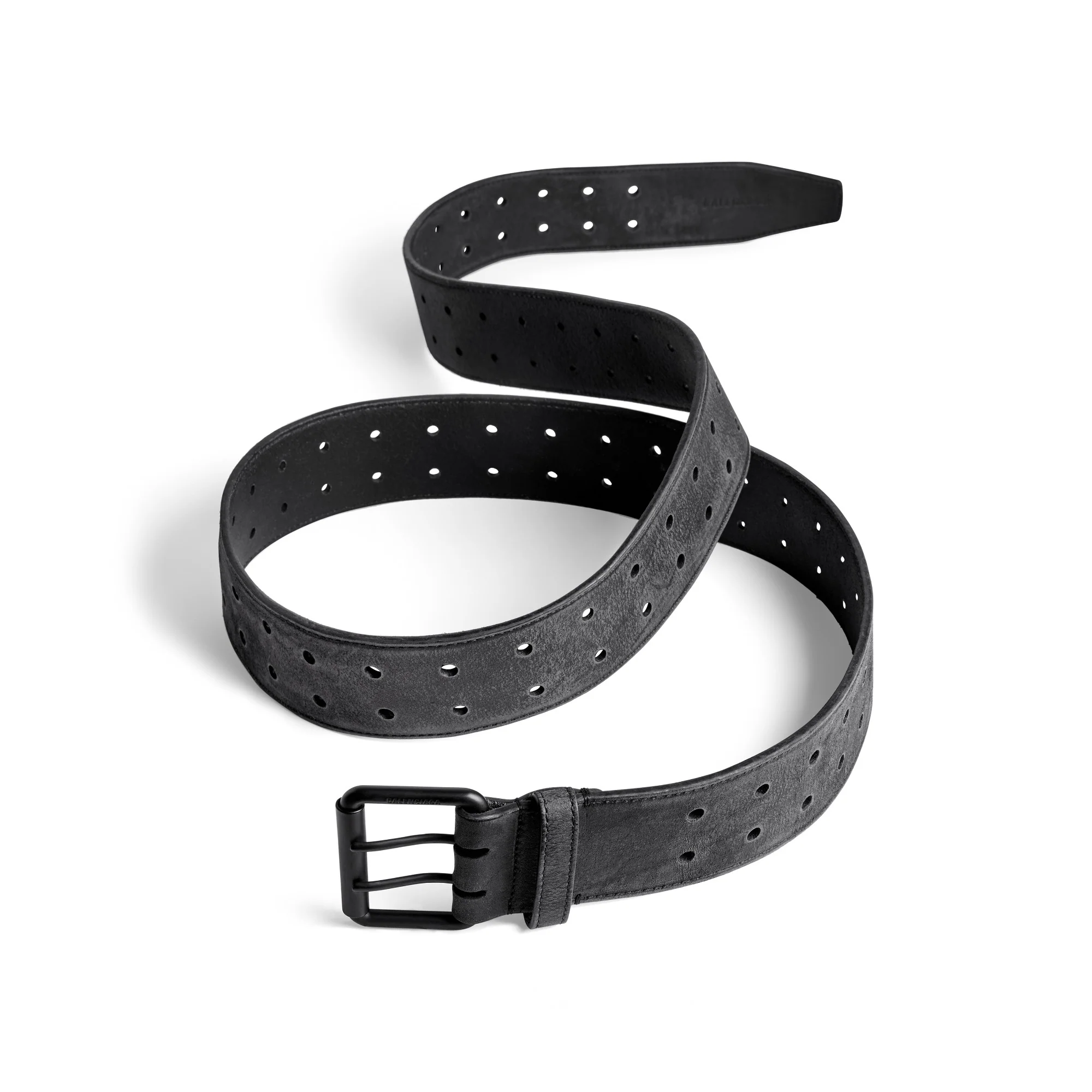 Double Holes Belt 50 - Black - Image 2