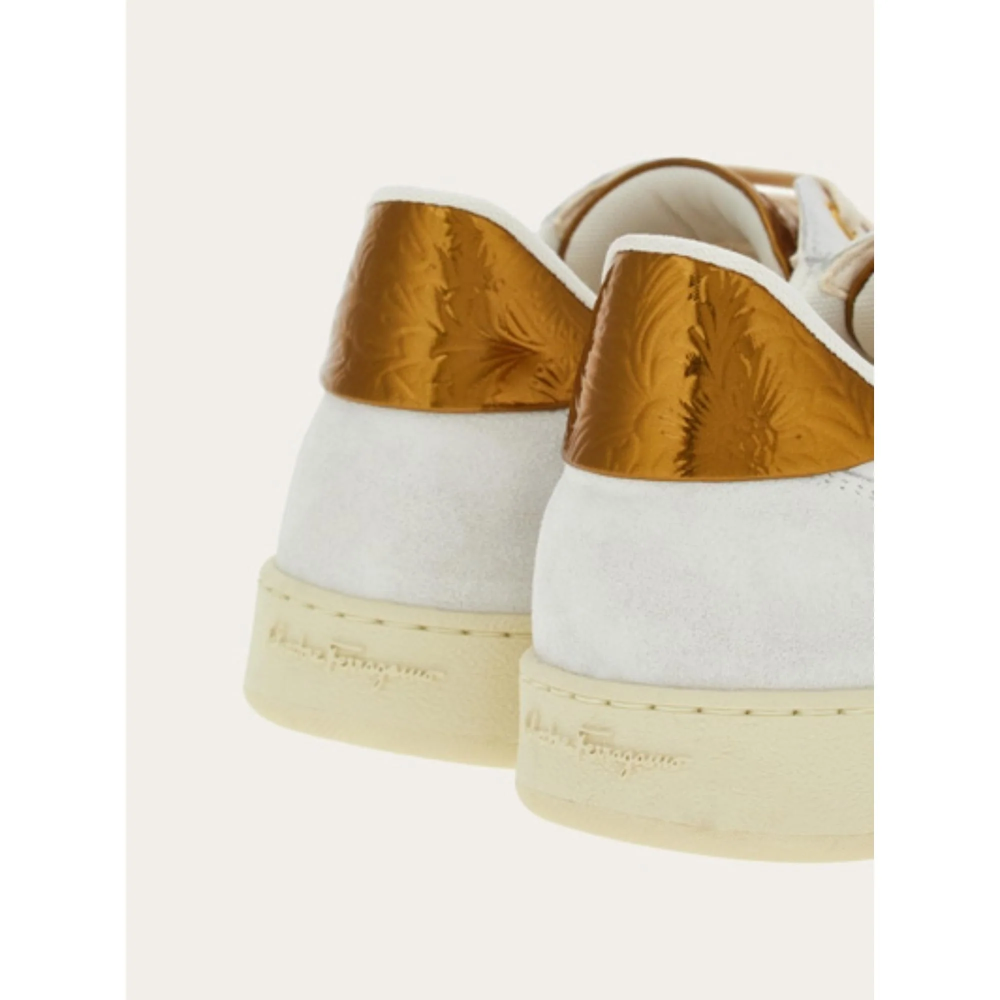 Low-Top Sneakers with Logo - White/Black - Image 5