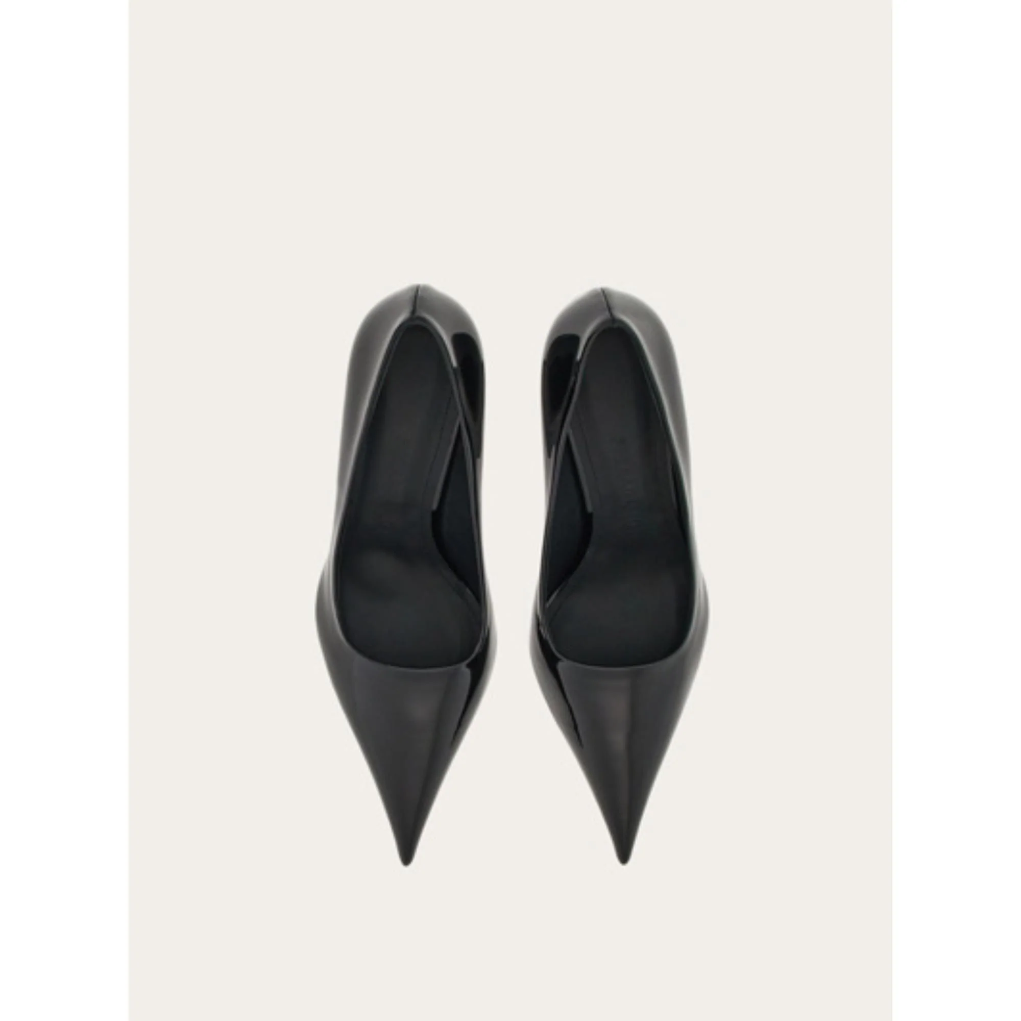 Pumps with Wedges Heel - Black - Image 2