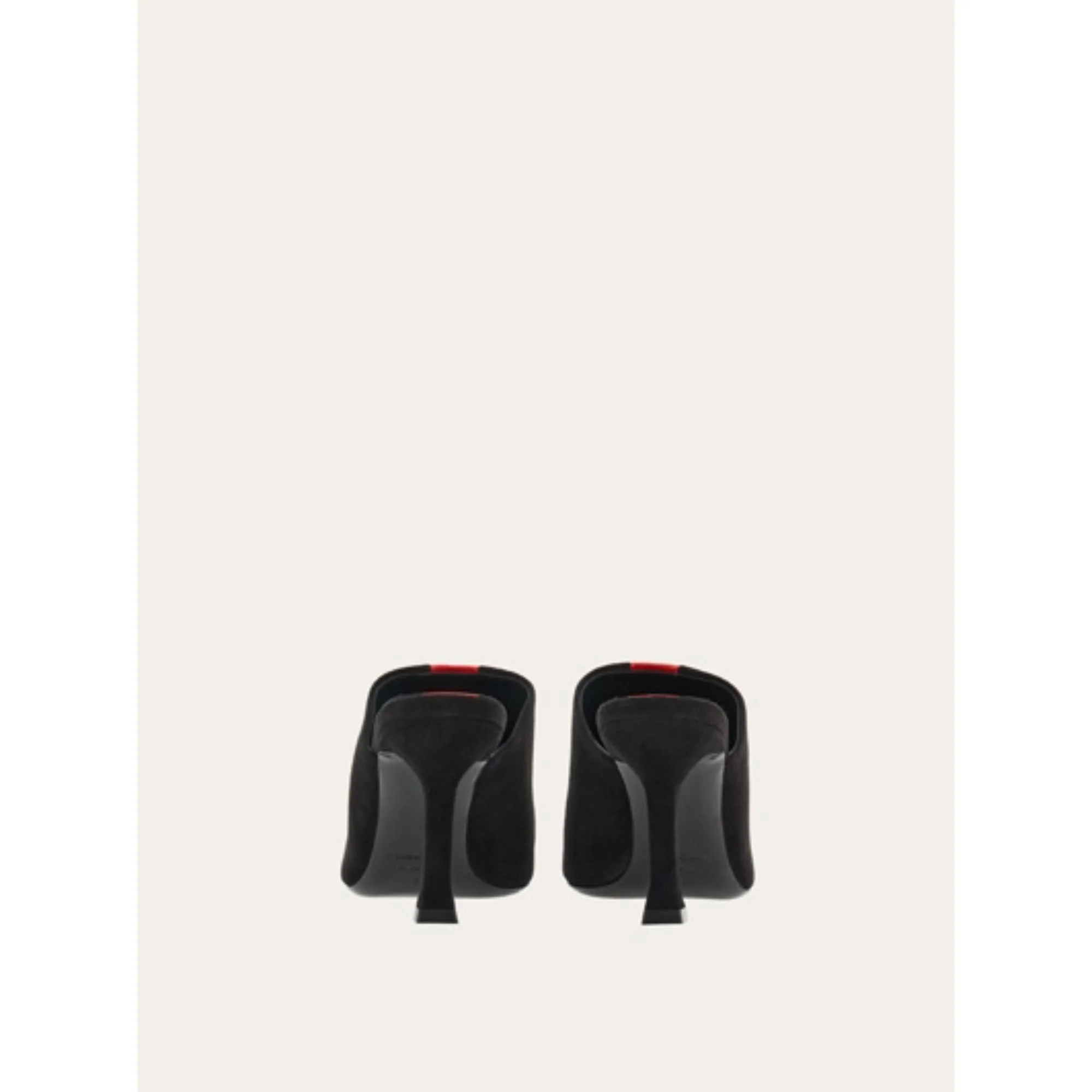 Mule with Graphic Insert - Black/Flame Red - Image 4