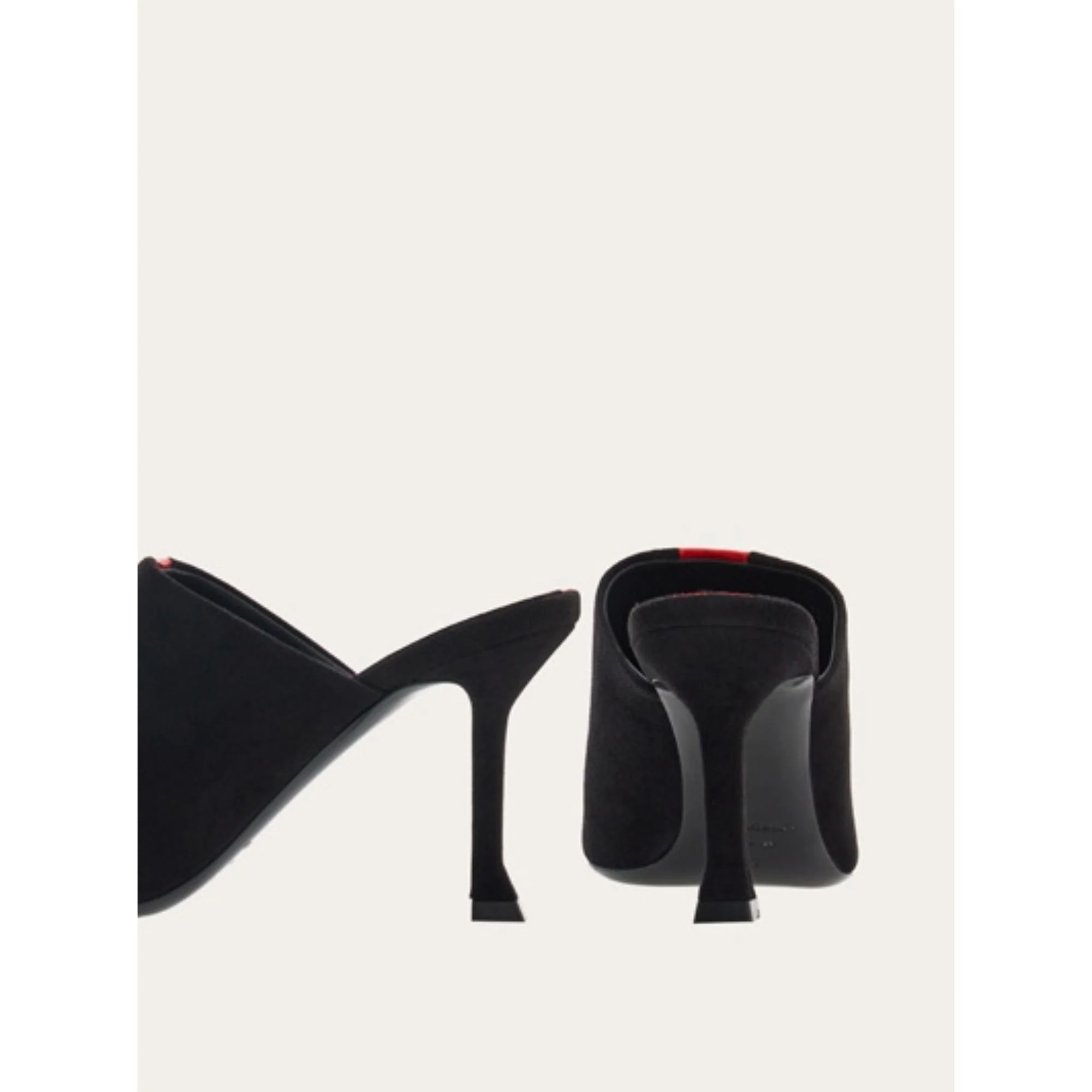 Mule with Graphic Insert - Black/Flame Red - Image 5