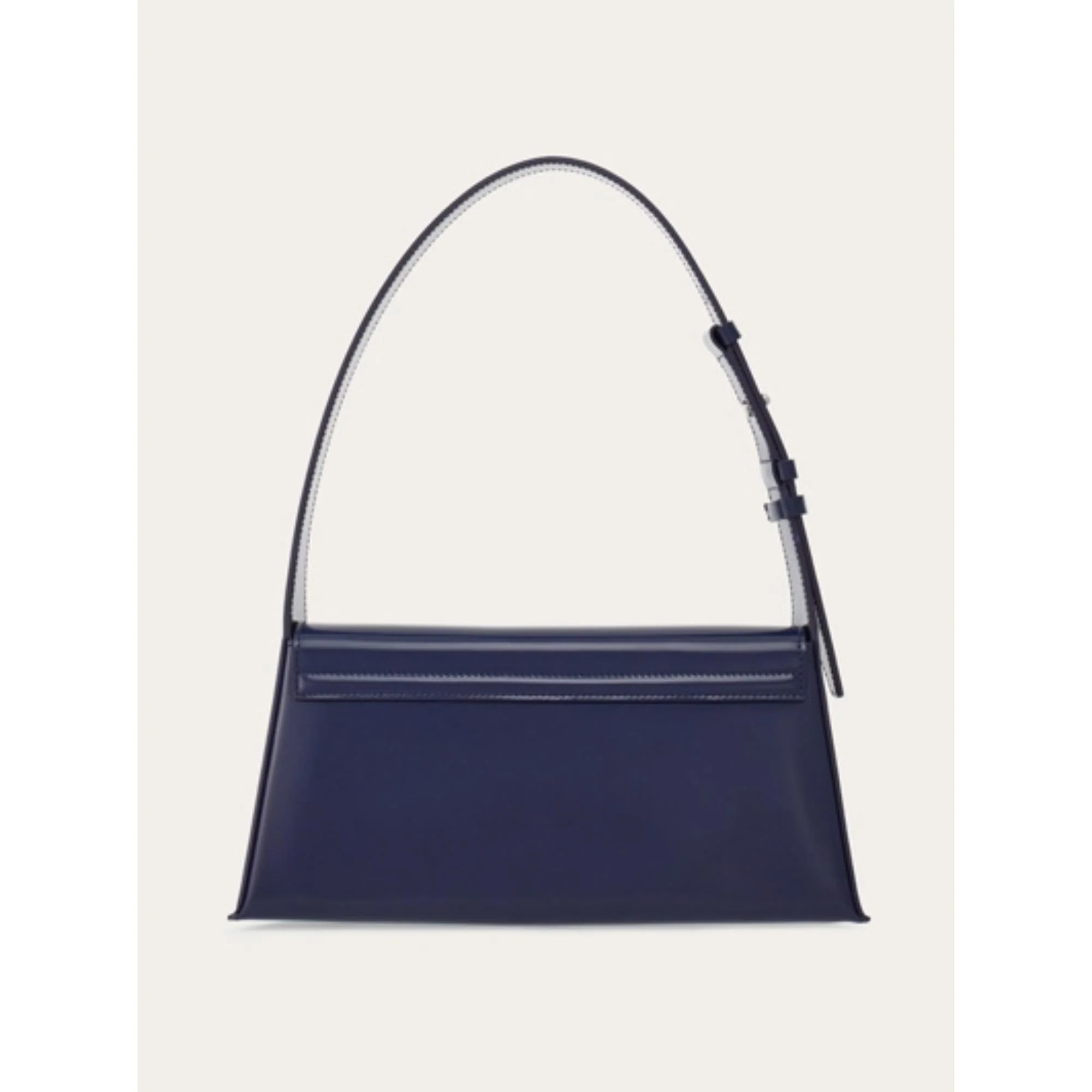 Geometric Medium Shoulder Bag - Midnight Blue - Image 3