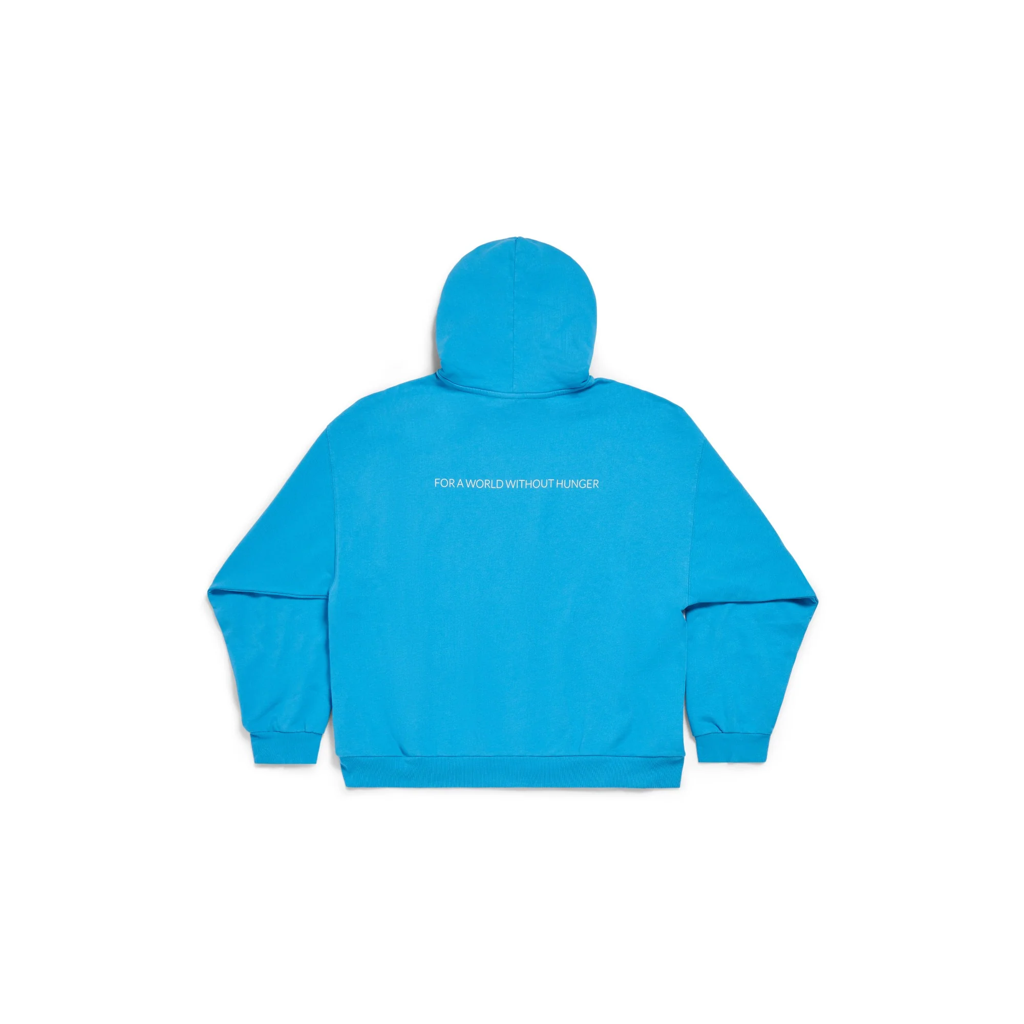 Medium Fit Hoodie - Azure/White - Image 2