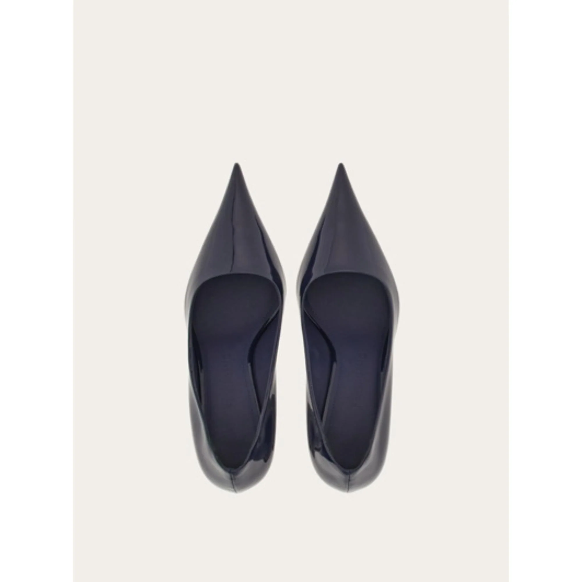 Pumps with Wedges Heel - Midnight Blue - Image 2