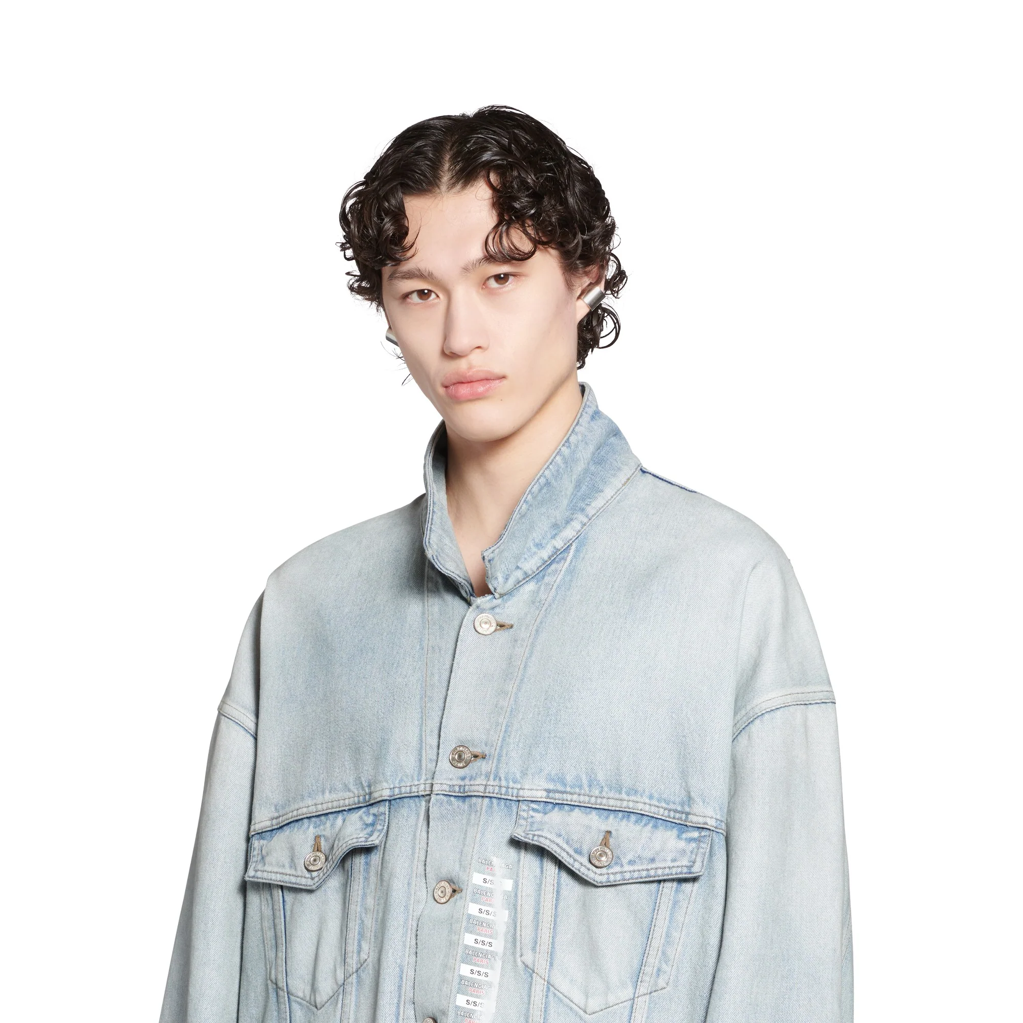 Sticker Jacket - Dirty Blue - Image 3