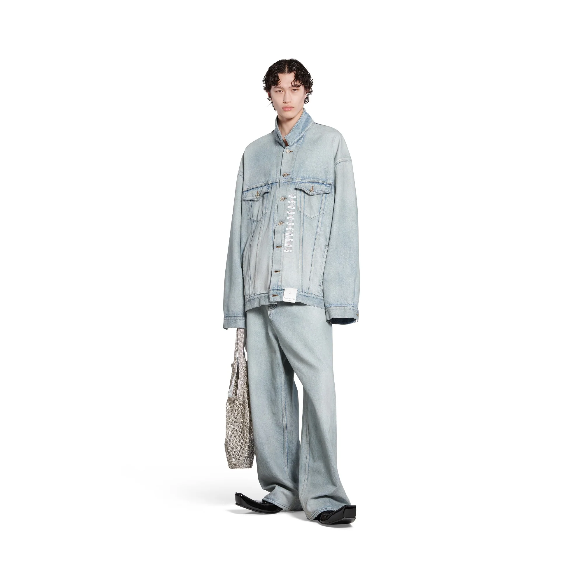 Sticker Jacket - Dirty Blue - Image 4