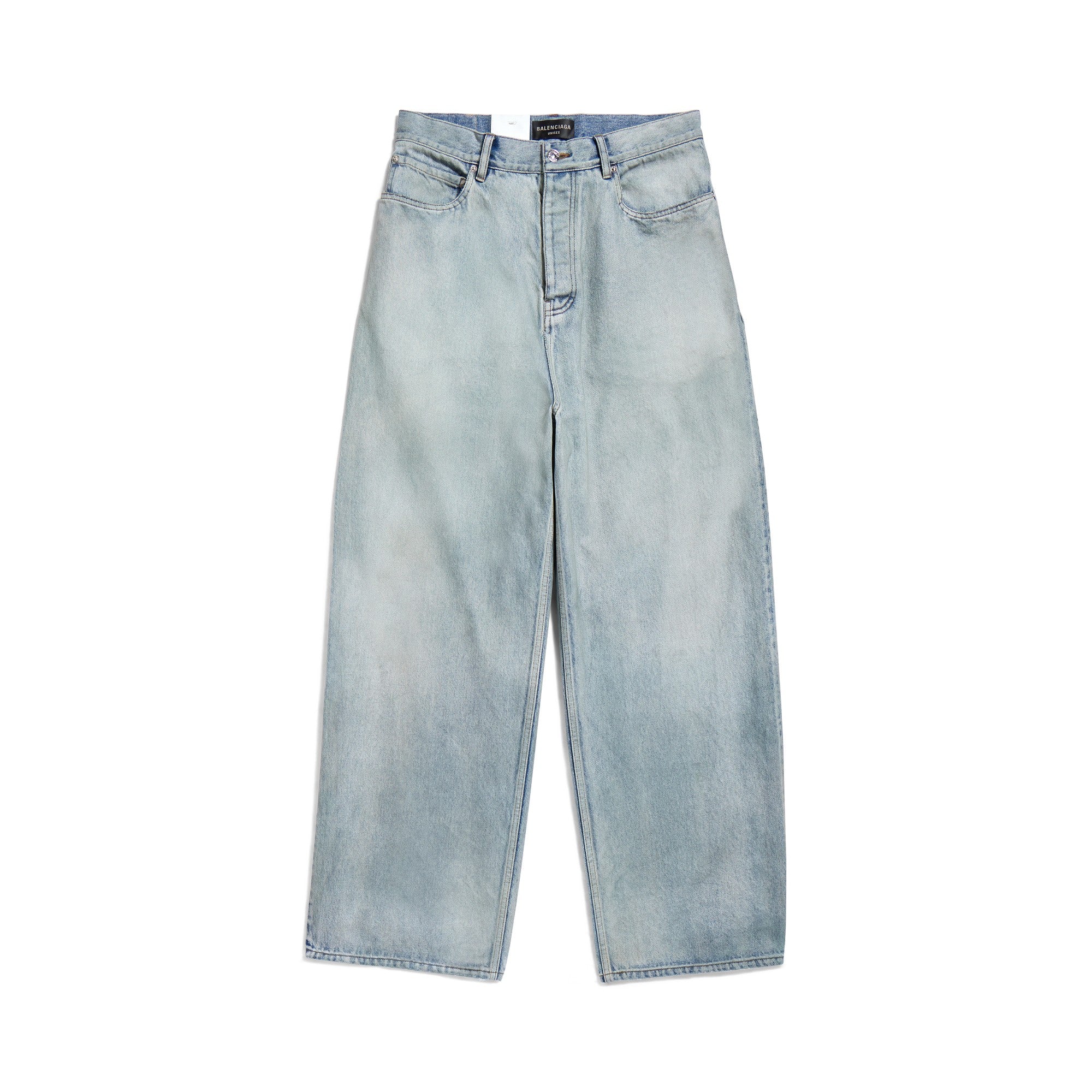 Sticker Baggy Pants - Dirty Blue