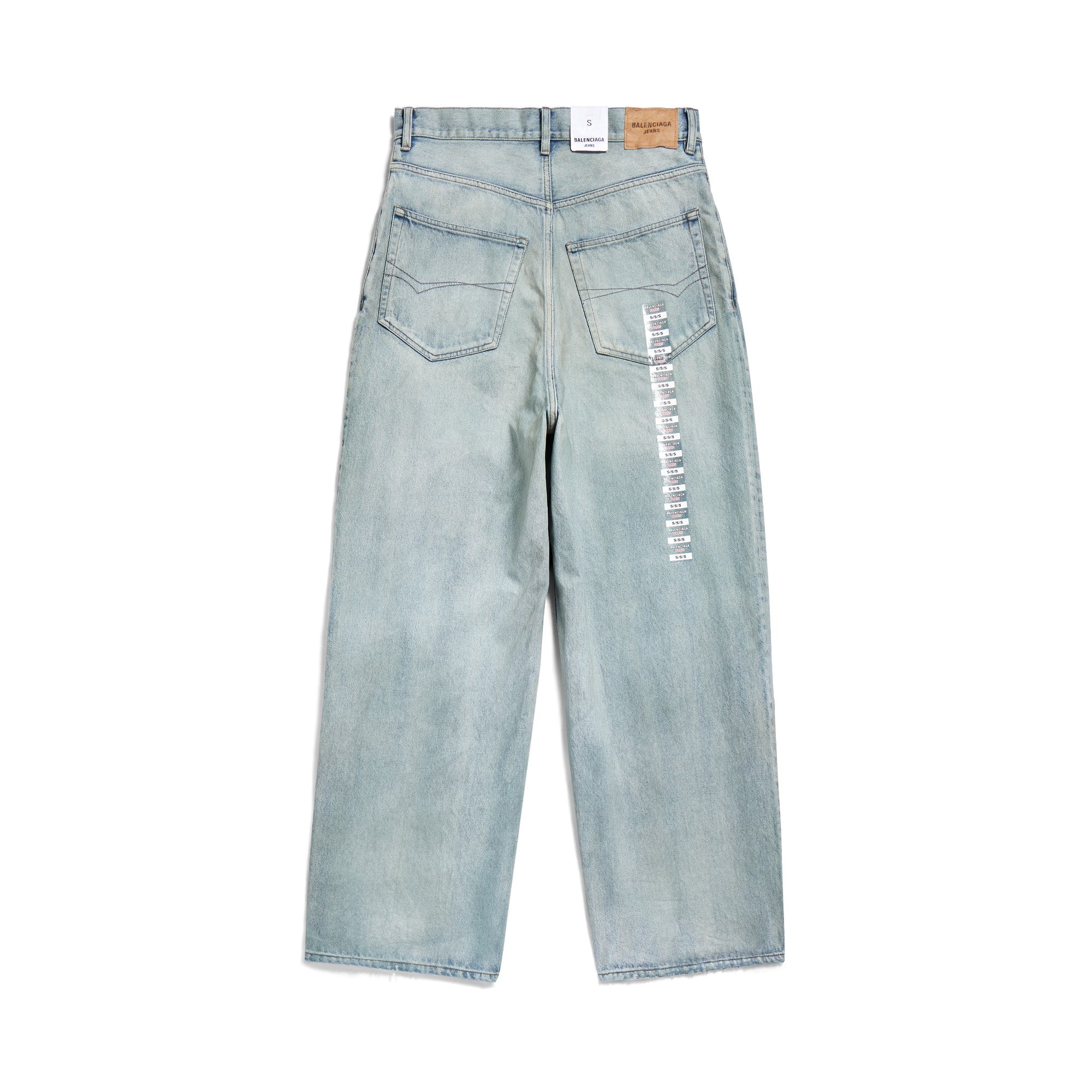 Sticker Baggy Pants - Dirty Blue - Image 2