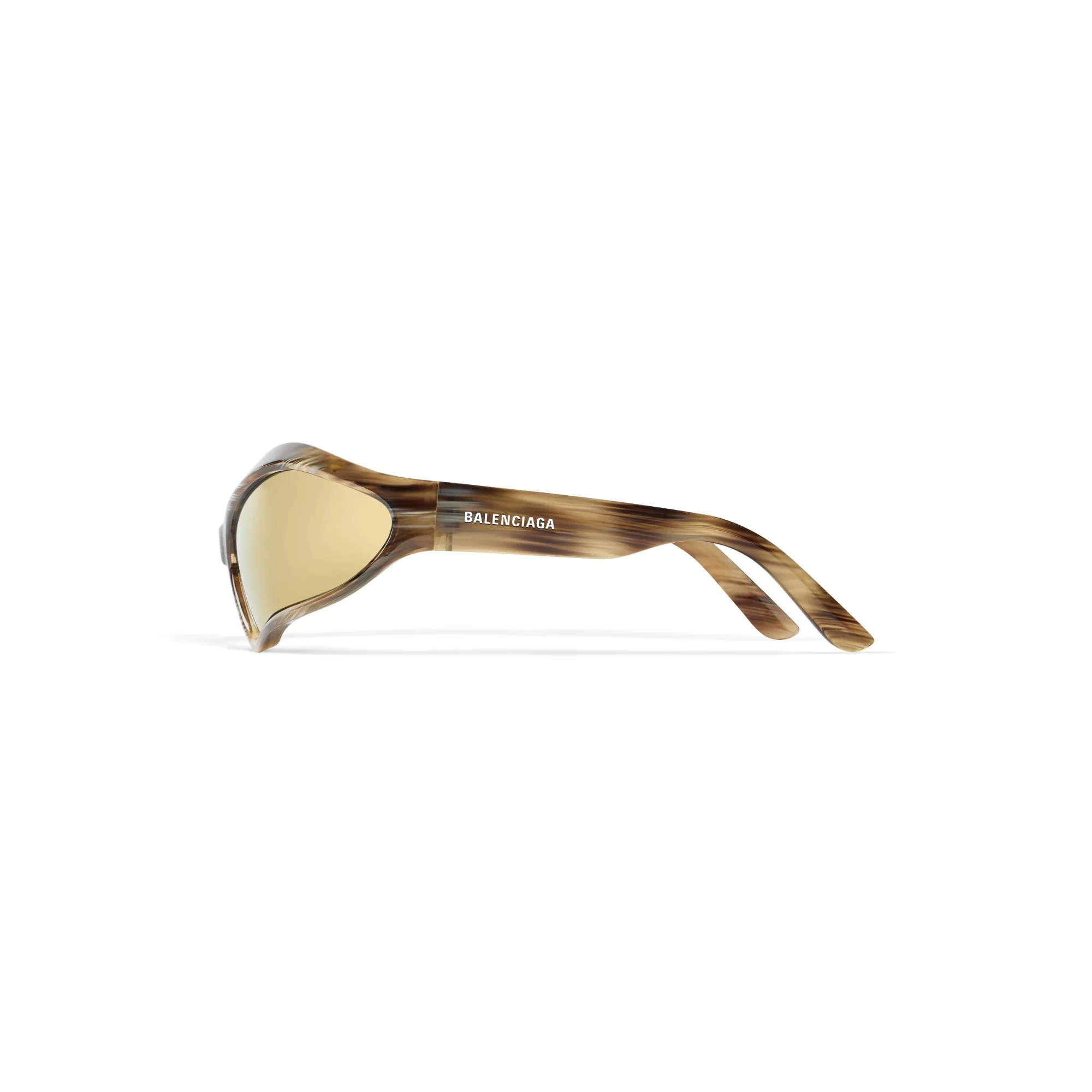 Fennec Oval 0314S - Horn/Mirror Bronze - Image 2