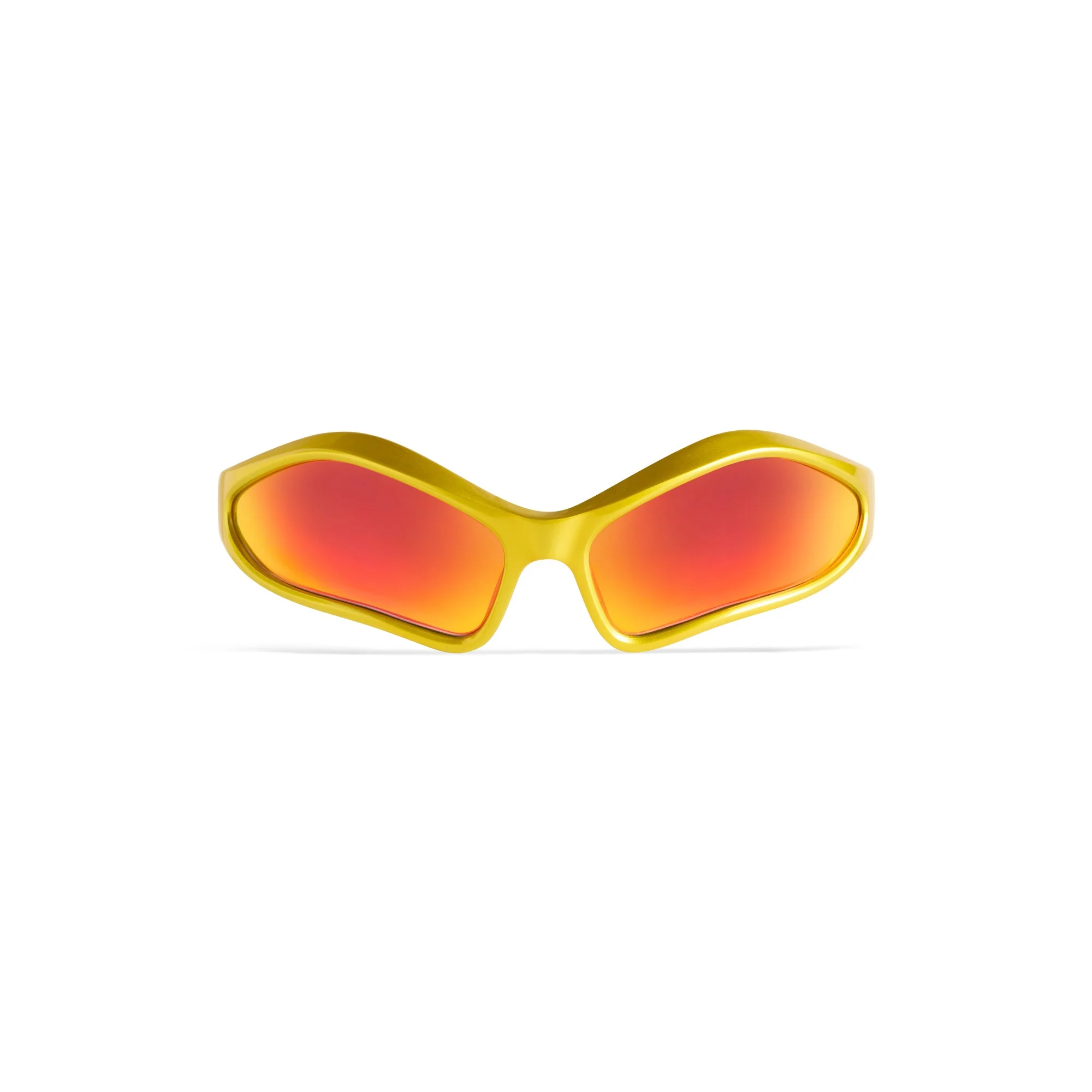 Fennec Oval 0314S - Yellow/Mirror Red
