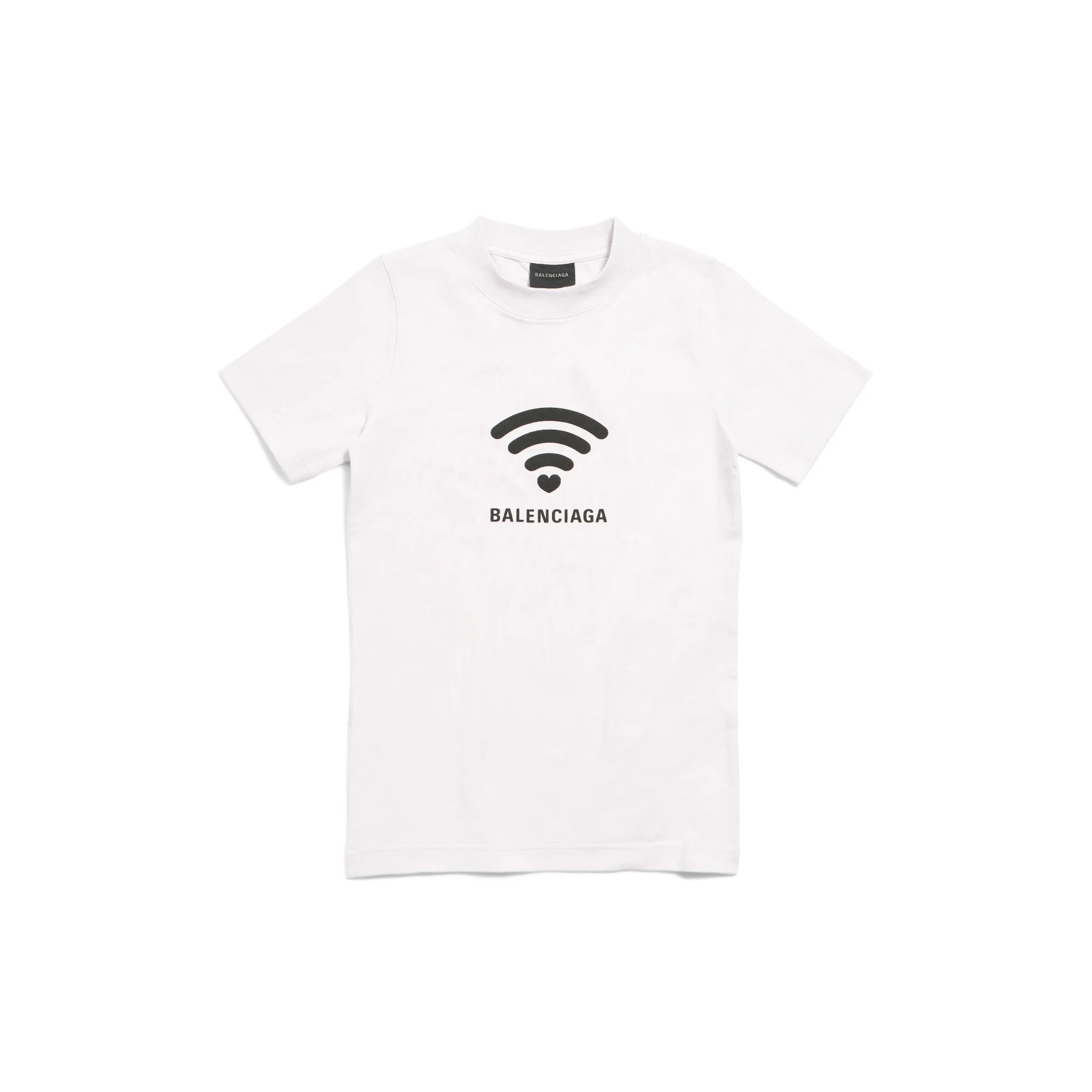 Fitted T-Shirt - Off White/Black