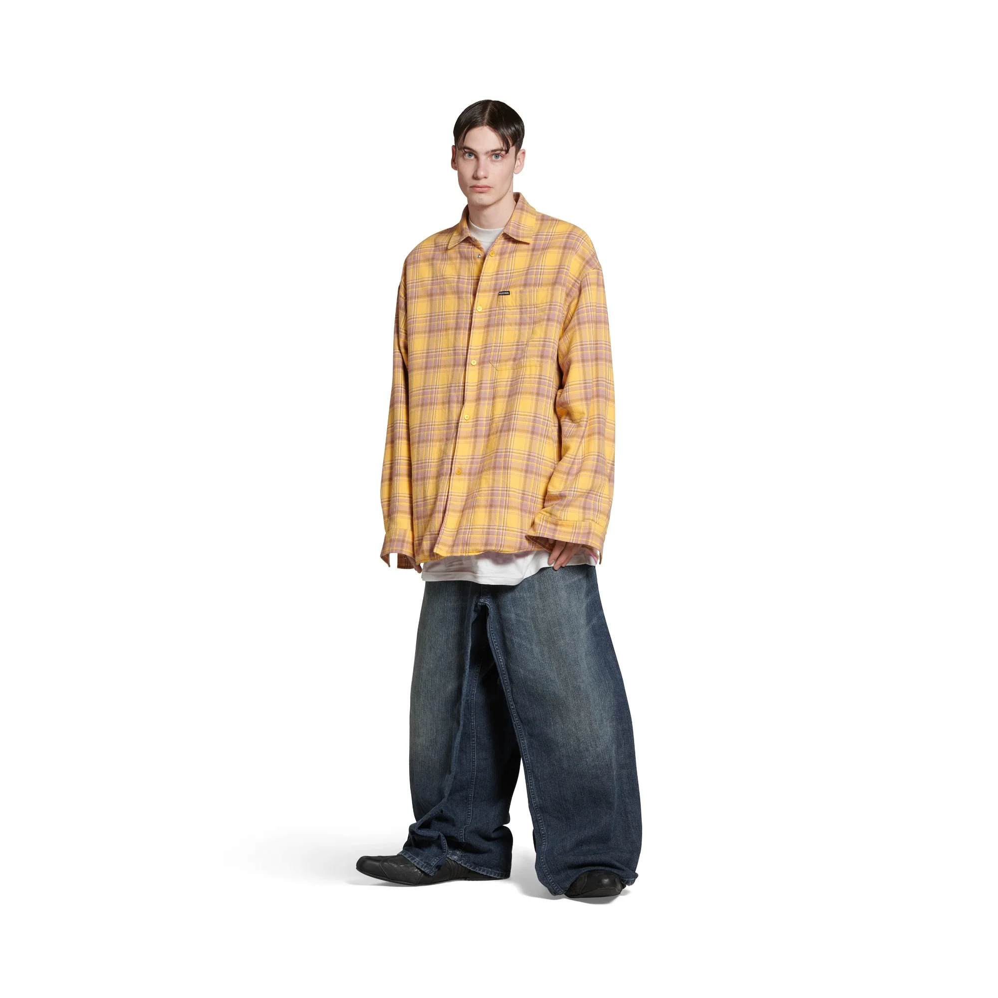 Lined Shirt - Bleached Yellow - Image 4