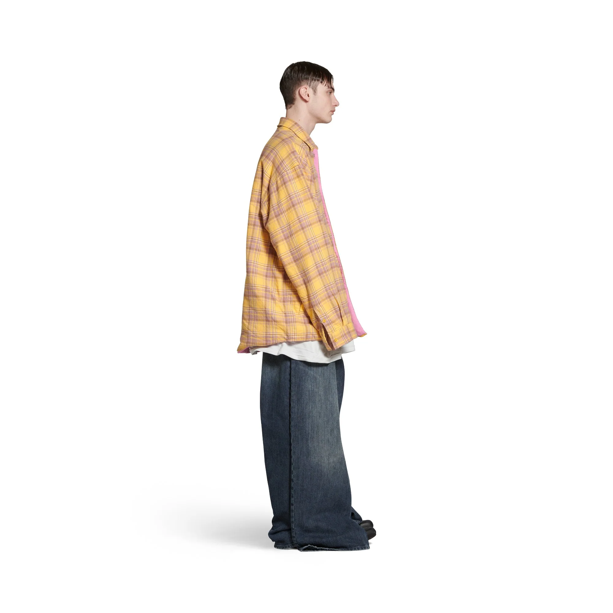 Lined Shirt - Bleached Yellow - Image 6