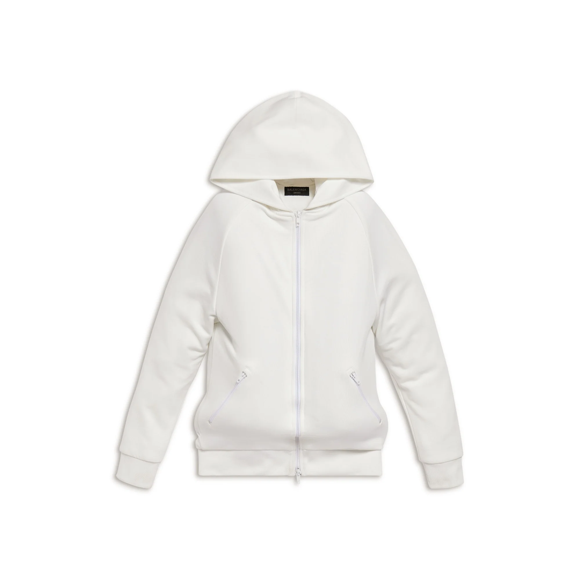 Inflatable Zip-Up Hoodie - White