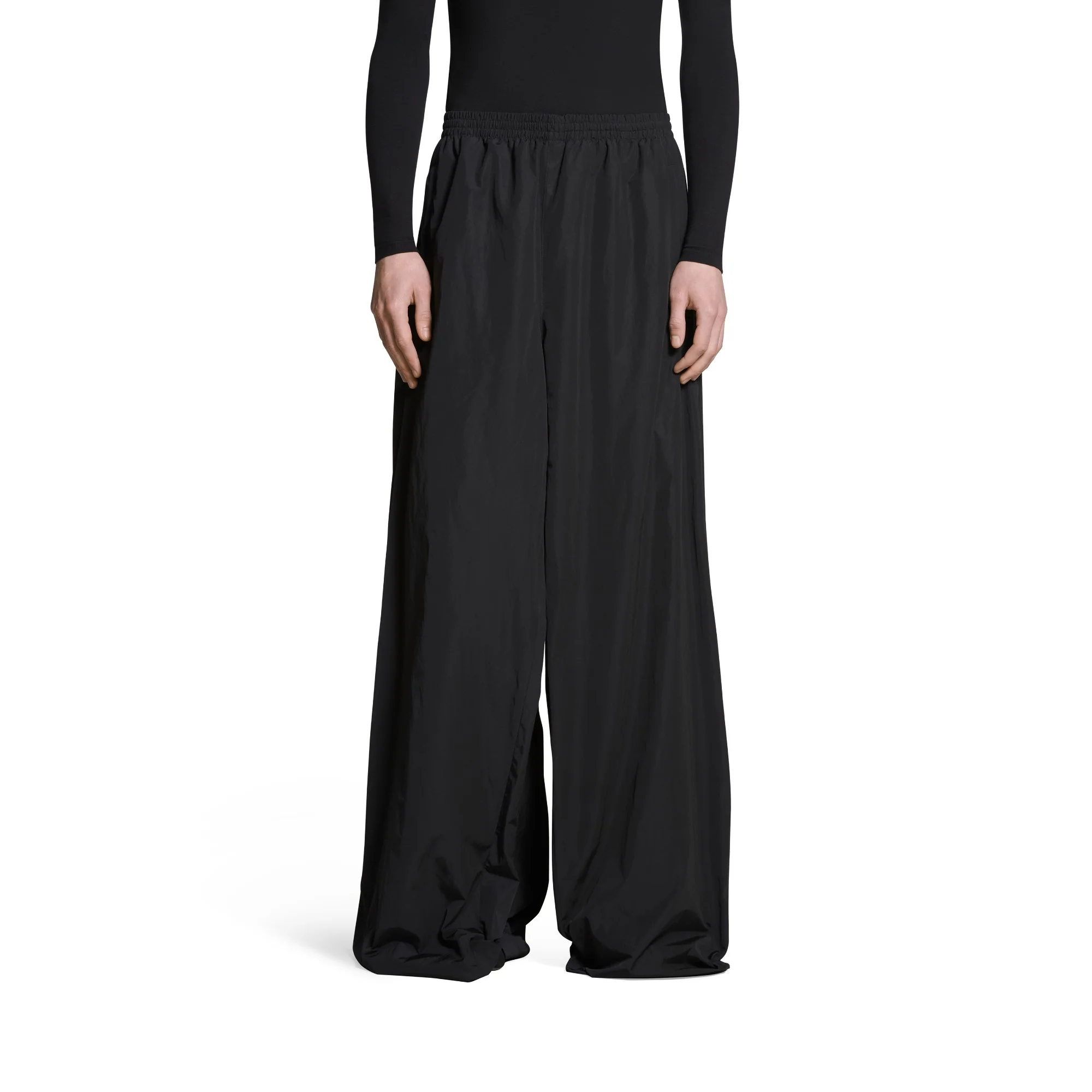 Double Front Tracksuit Pants - Black - Image 6