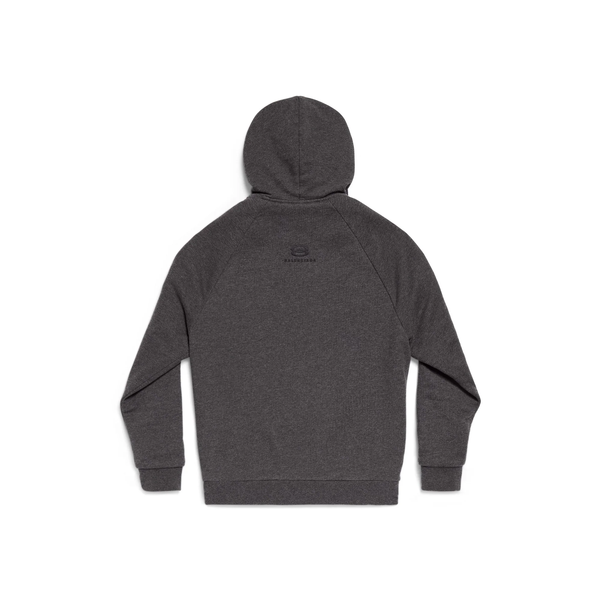 Zip-Up Hoodie - Drk Heathr Gry/Black - Image 2