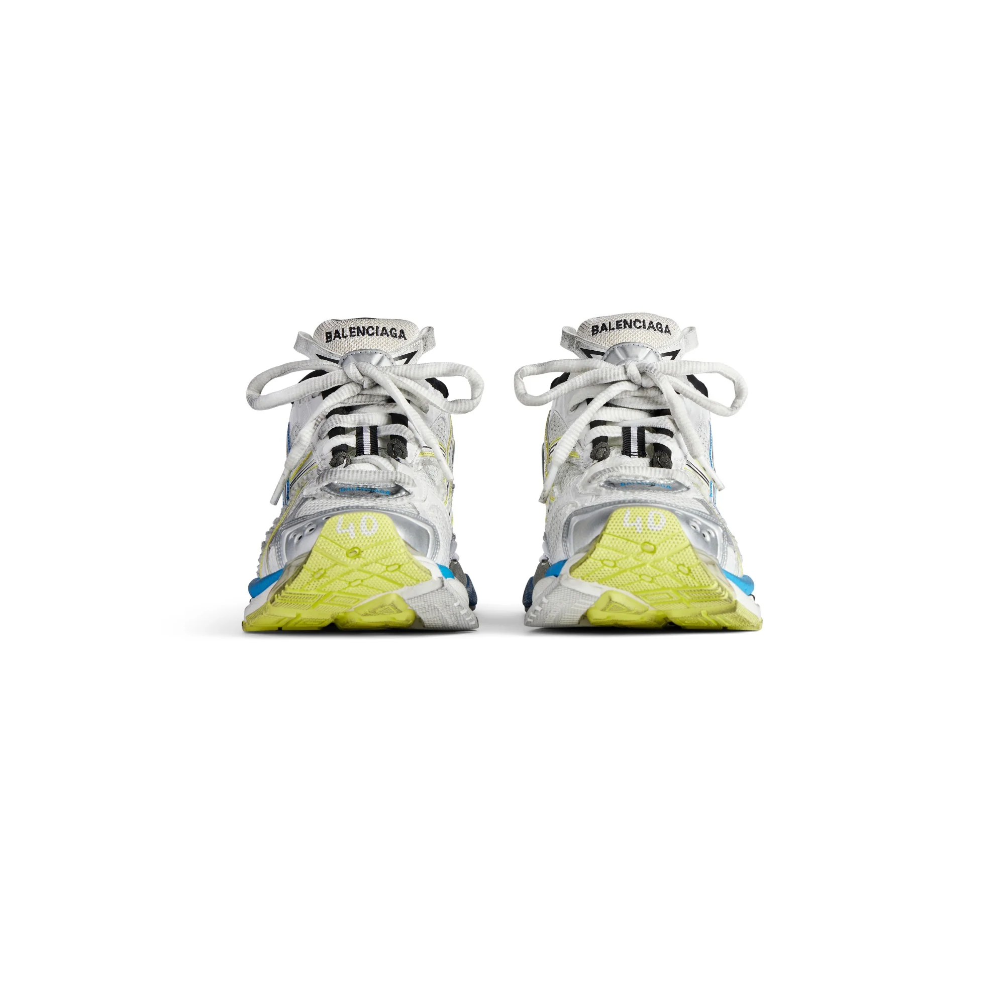 Runner Mesh/Rubber - White/Yellow/Blue - Image 4