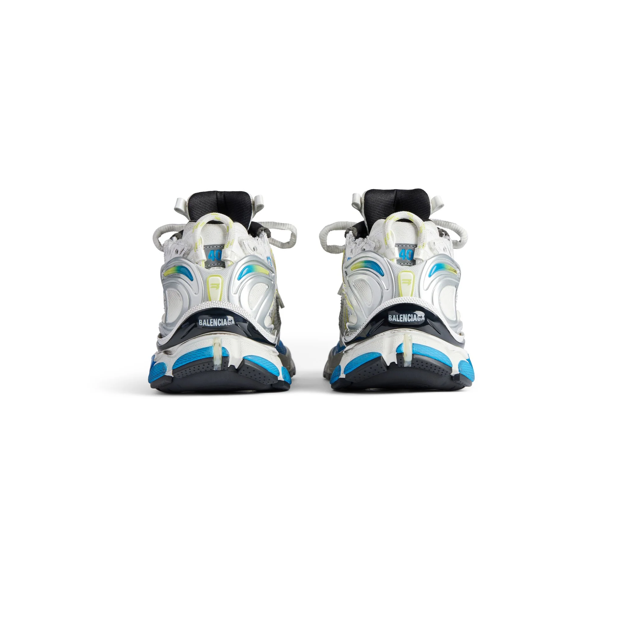 Runner Mesh/Rubber - White/Yellow/Blue - Image 5