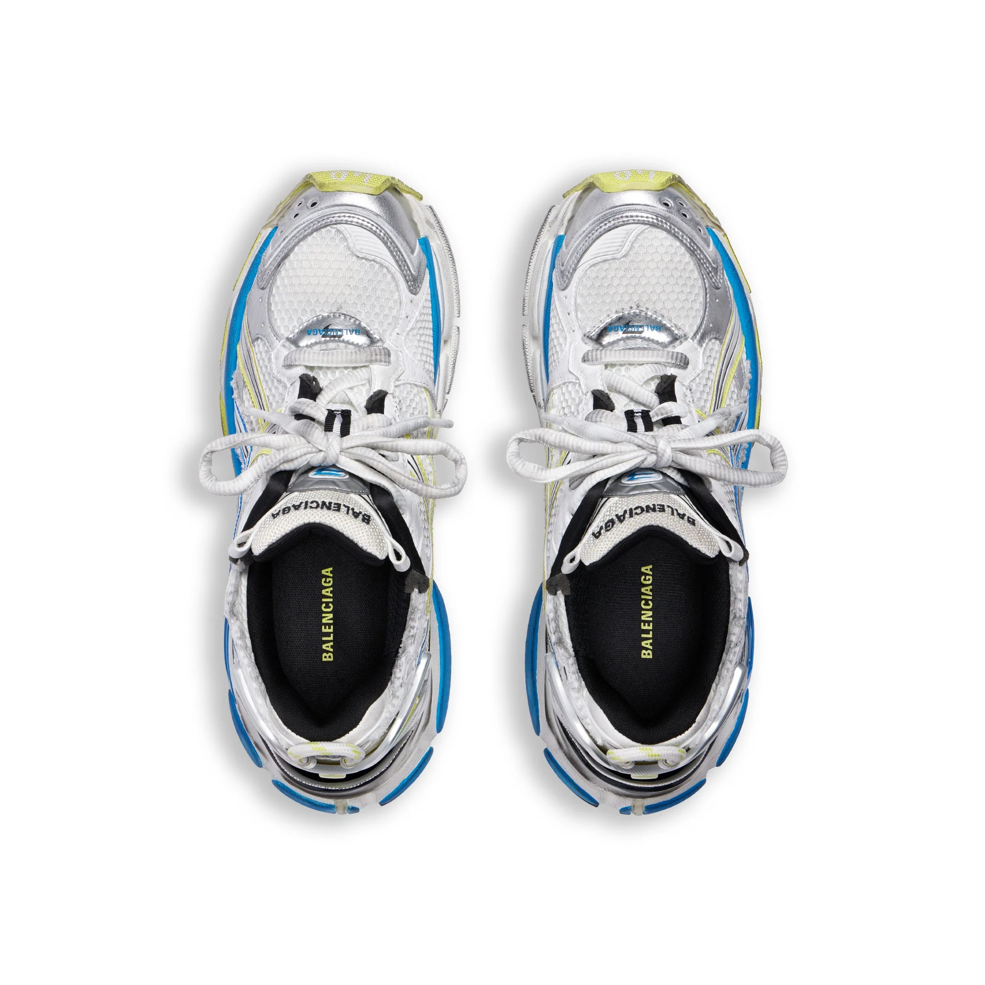 Runner Mesh/Rubber - White/Yellow/Blue - Image 6