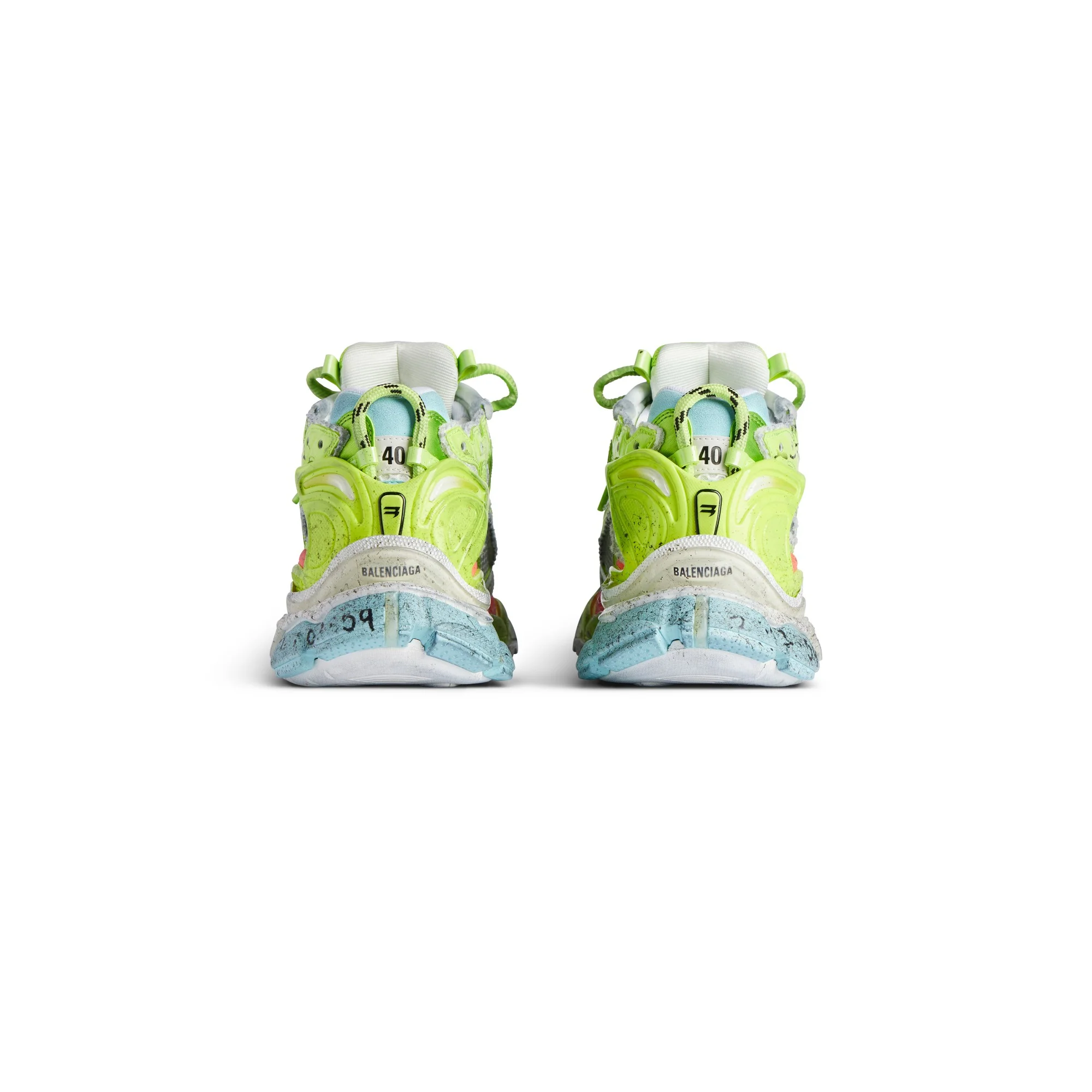 Runner Marathon/W - Whit/Fl Yell/Red/Blu - Image 2