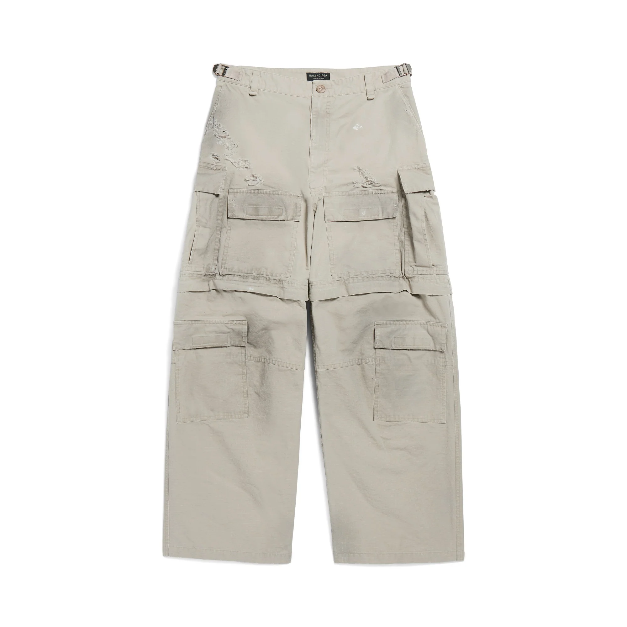 Large Cargo Pants - New Beige