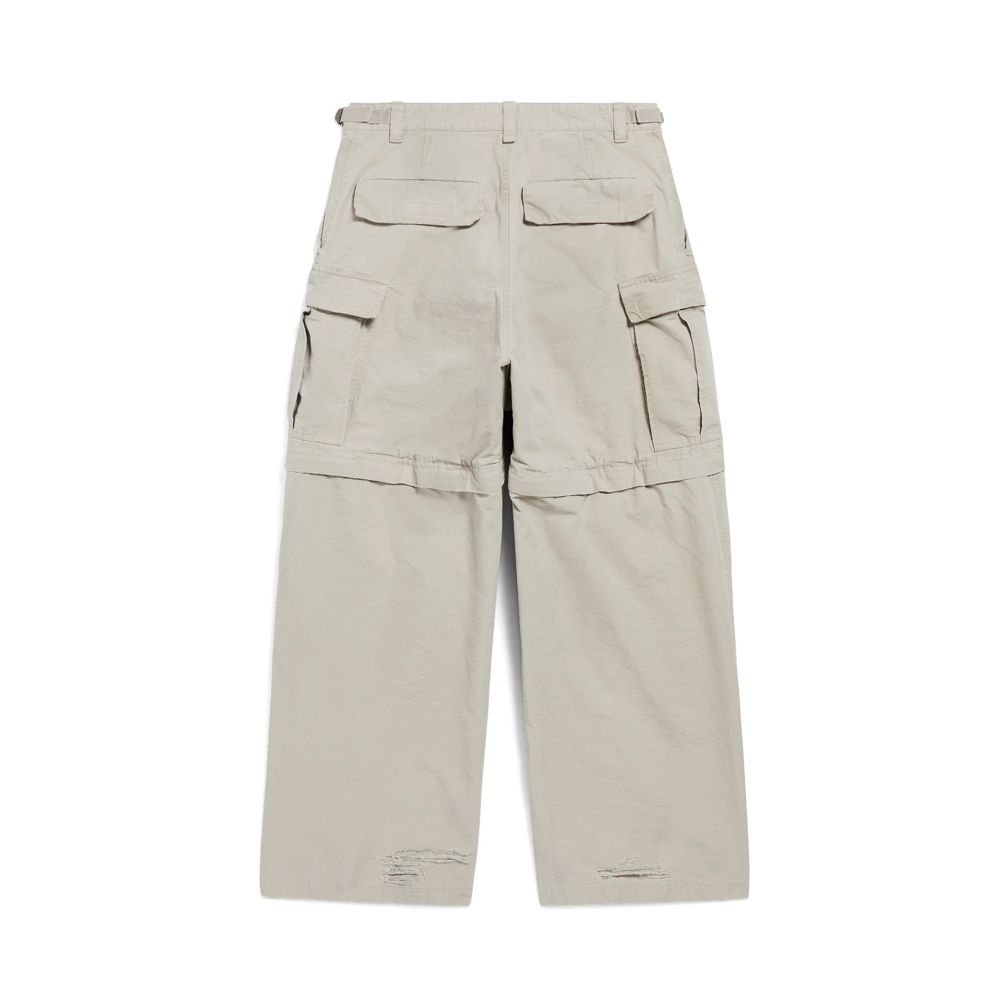 Large Cargo Pants - New Beige - Image 2