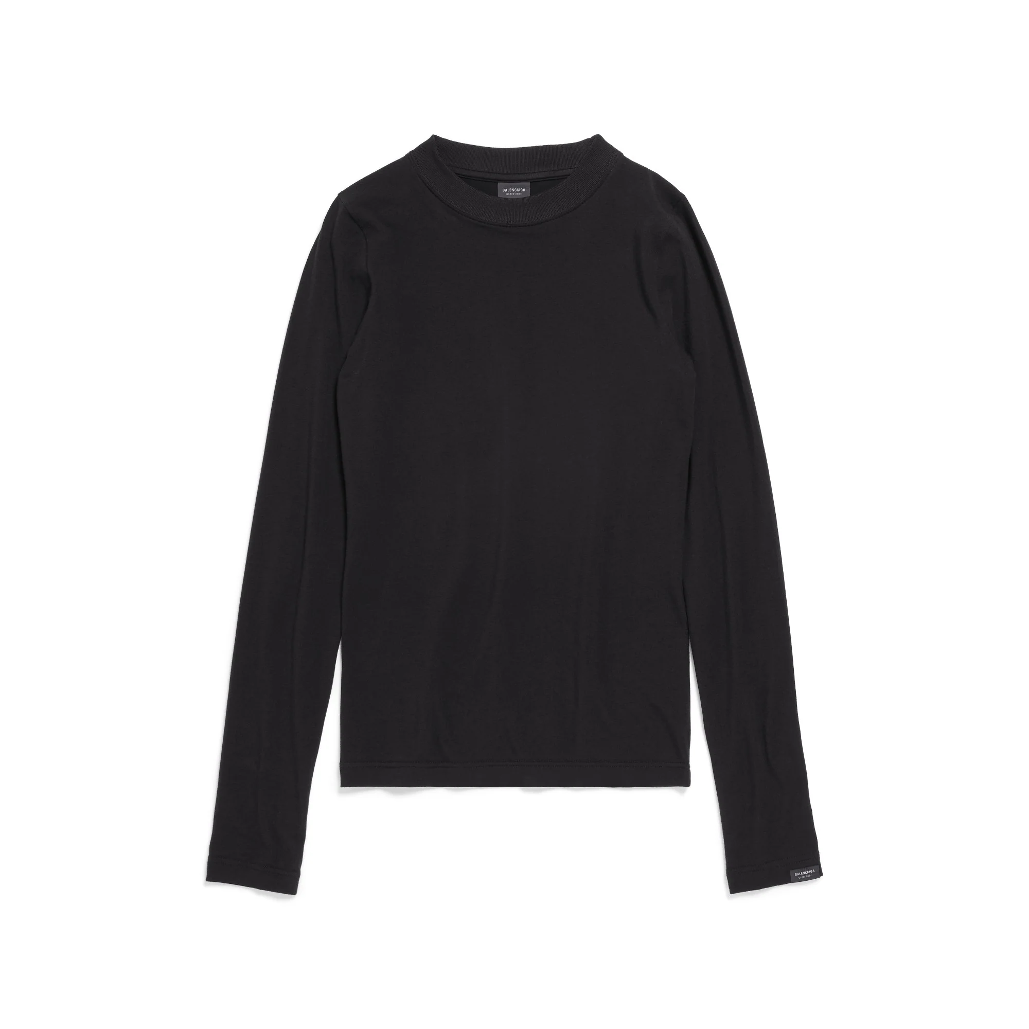 Stretch Long Sleeve T-Shirt - Black
