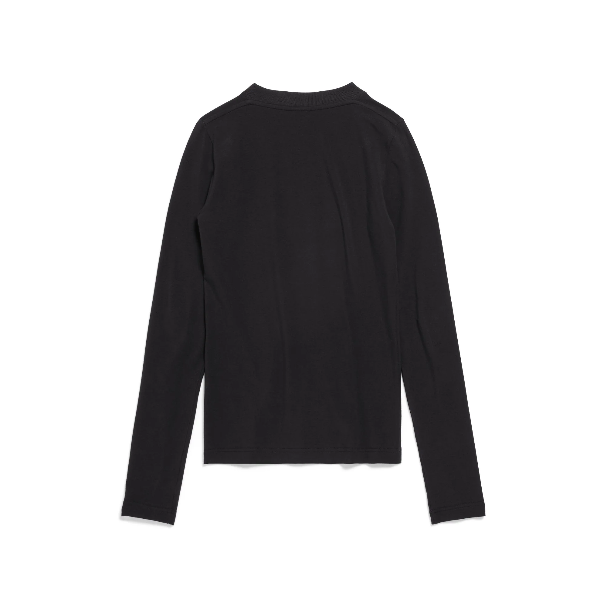 Stretch Long Sleeve T-Shirt - Black - Image 2