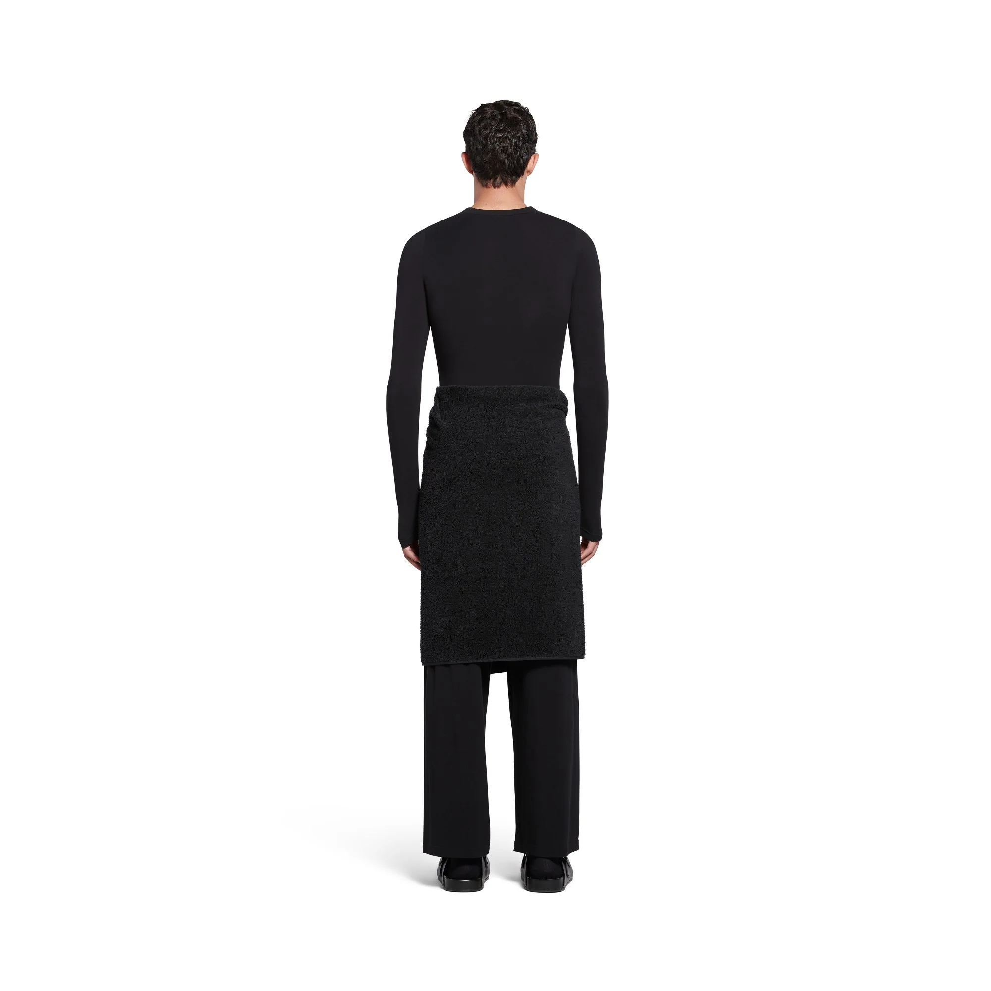 Stretch Long Sleeve T-Shirt - Black - Image 4