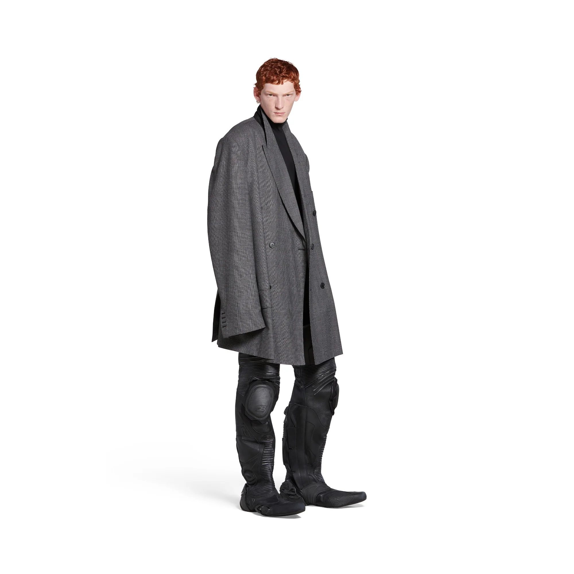 Oversized Db Jacket - Black/Grey - Image 4