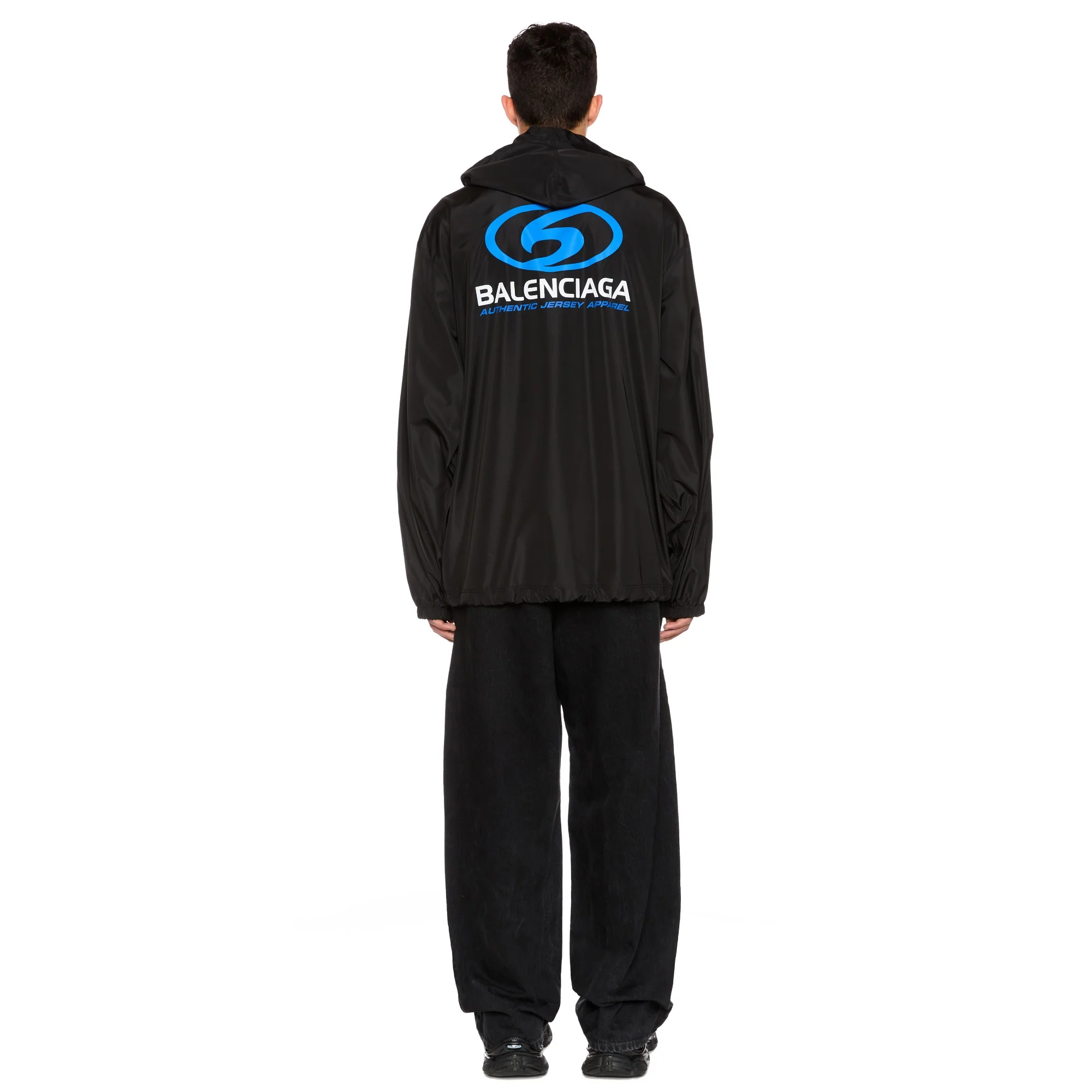 Short Windbreaker - Black - Image 3