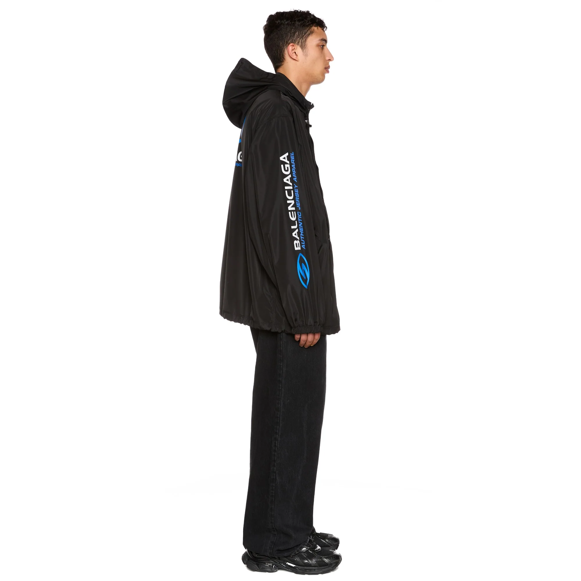 Short Windbreaker - Black - Image 4