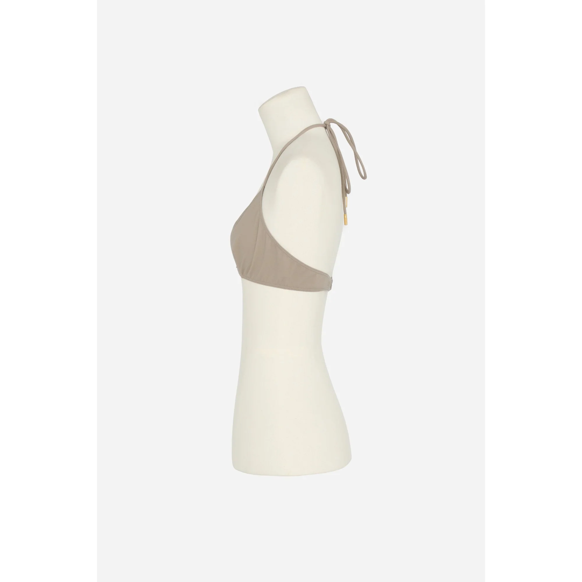Haut De Bikini 70S Jersey Mat - Beige - Image 3