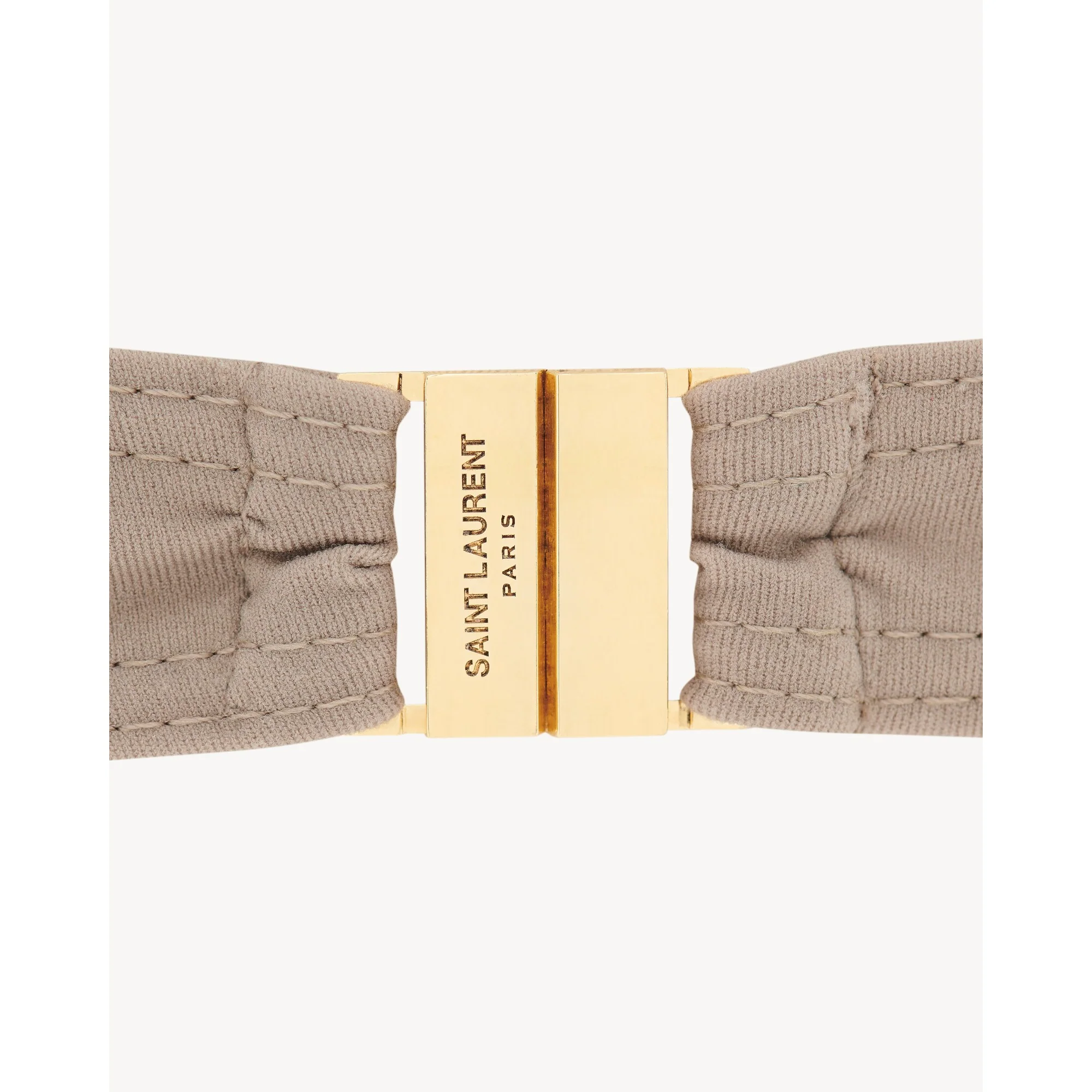 Haut De Bikini 70S Jersey Mat - Beige - Image 4
