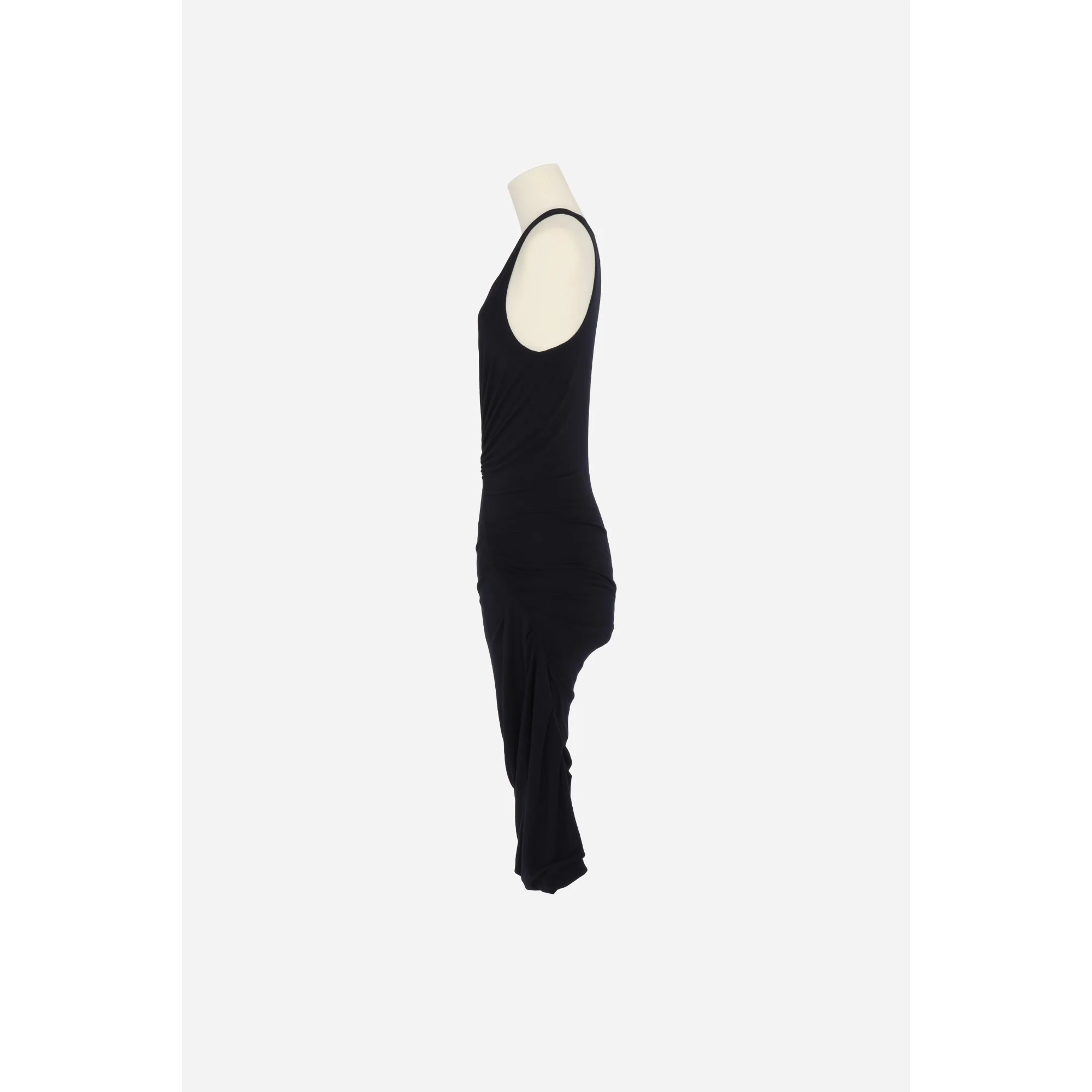 Robe Jersey Vicose Lourd - Marine - Image 3