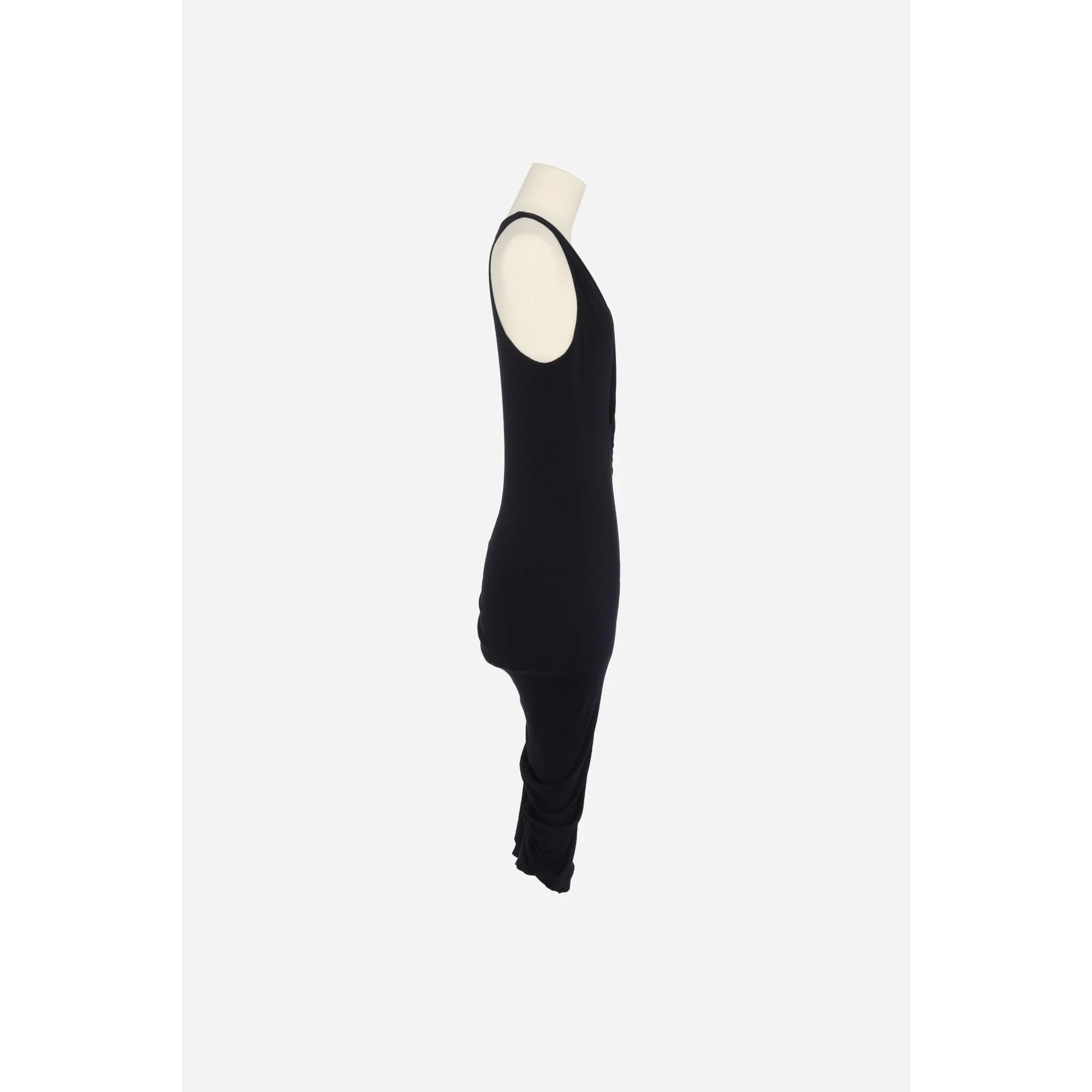 Robe Jersey Vicose Lourd - Marine - Image 4