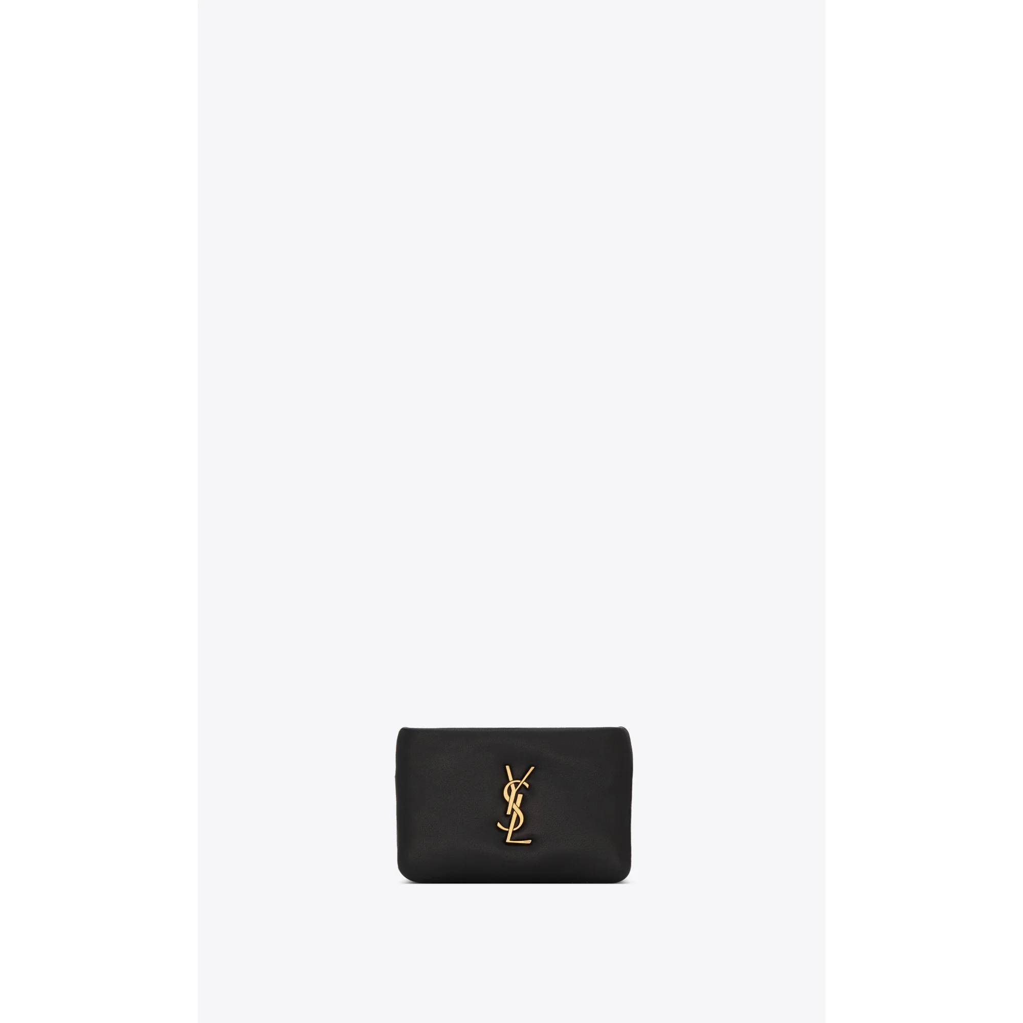 Zipped Credit Card Case - Nero