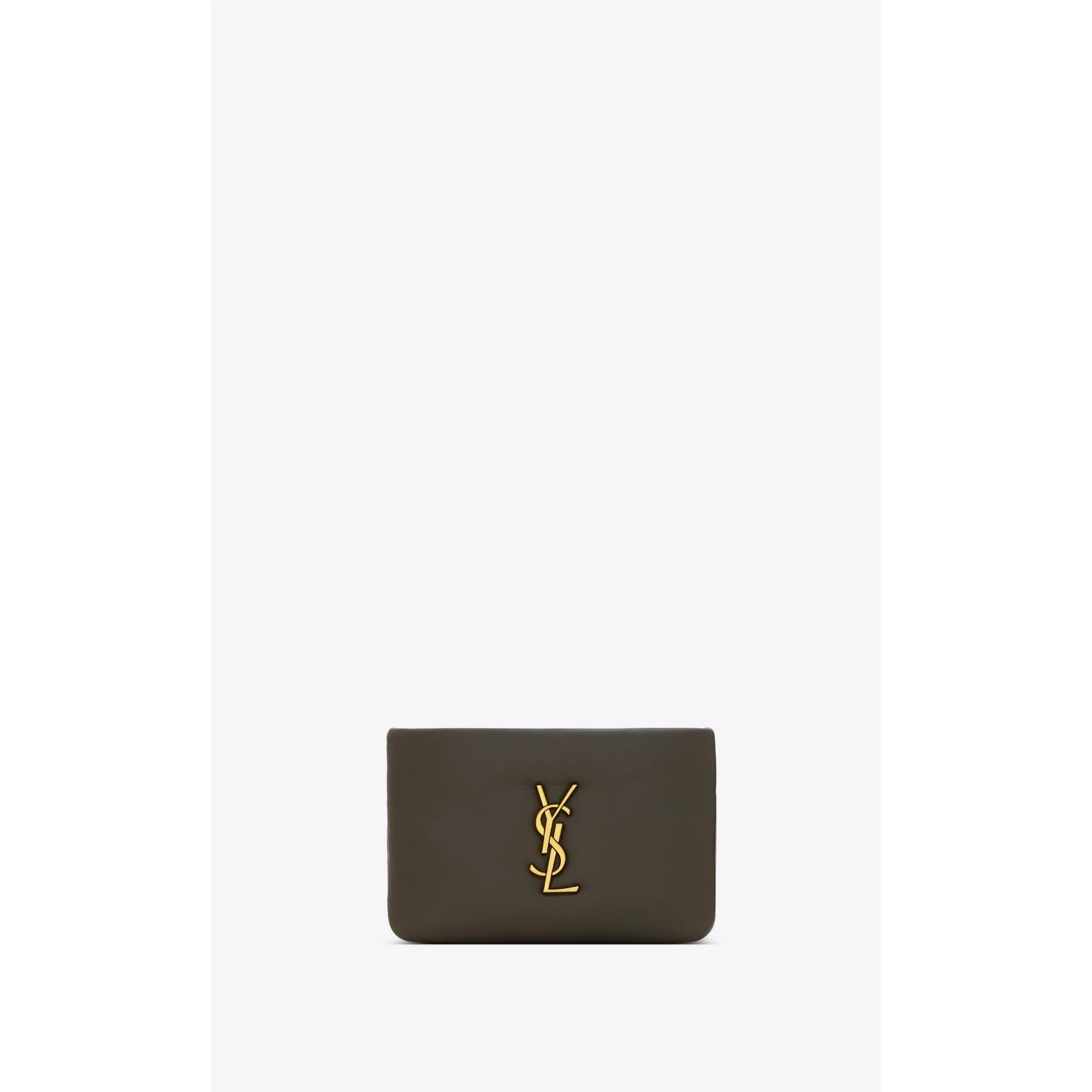 Zipped Credit Card Case - Light Musk