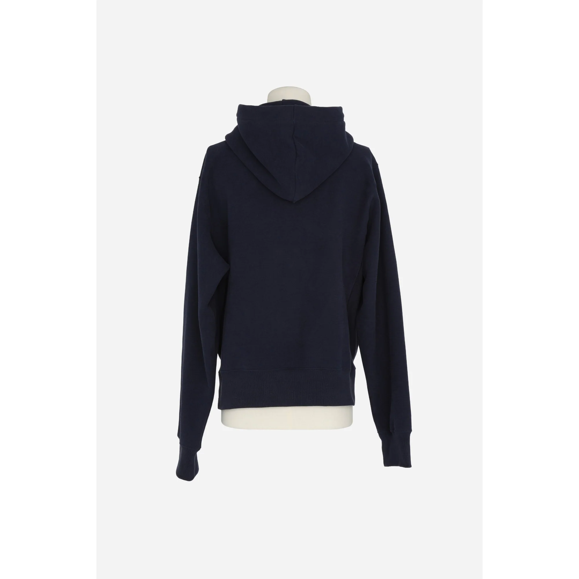 Hoodie Molleton Doux Gots - Marine - Image 2