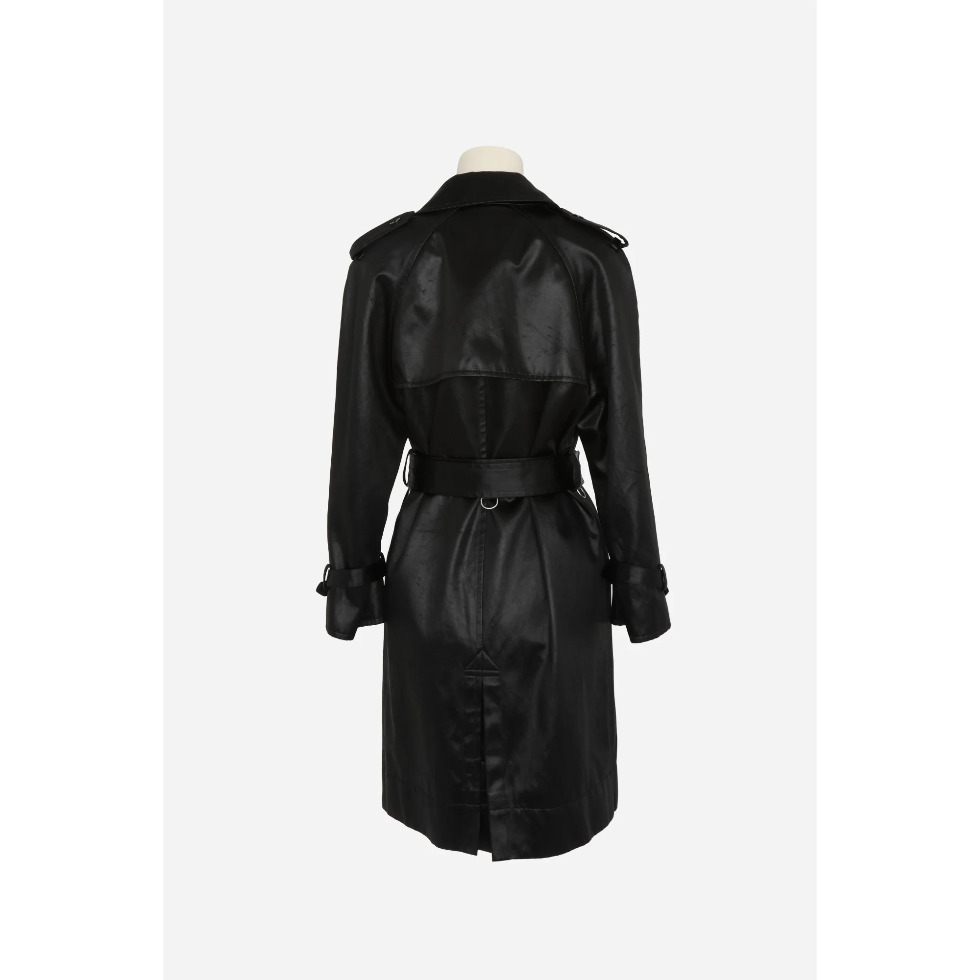 Trench Satin Chintze Lave - Noir - Image 2