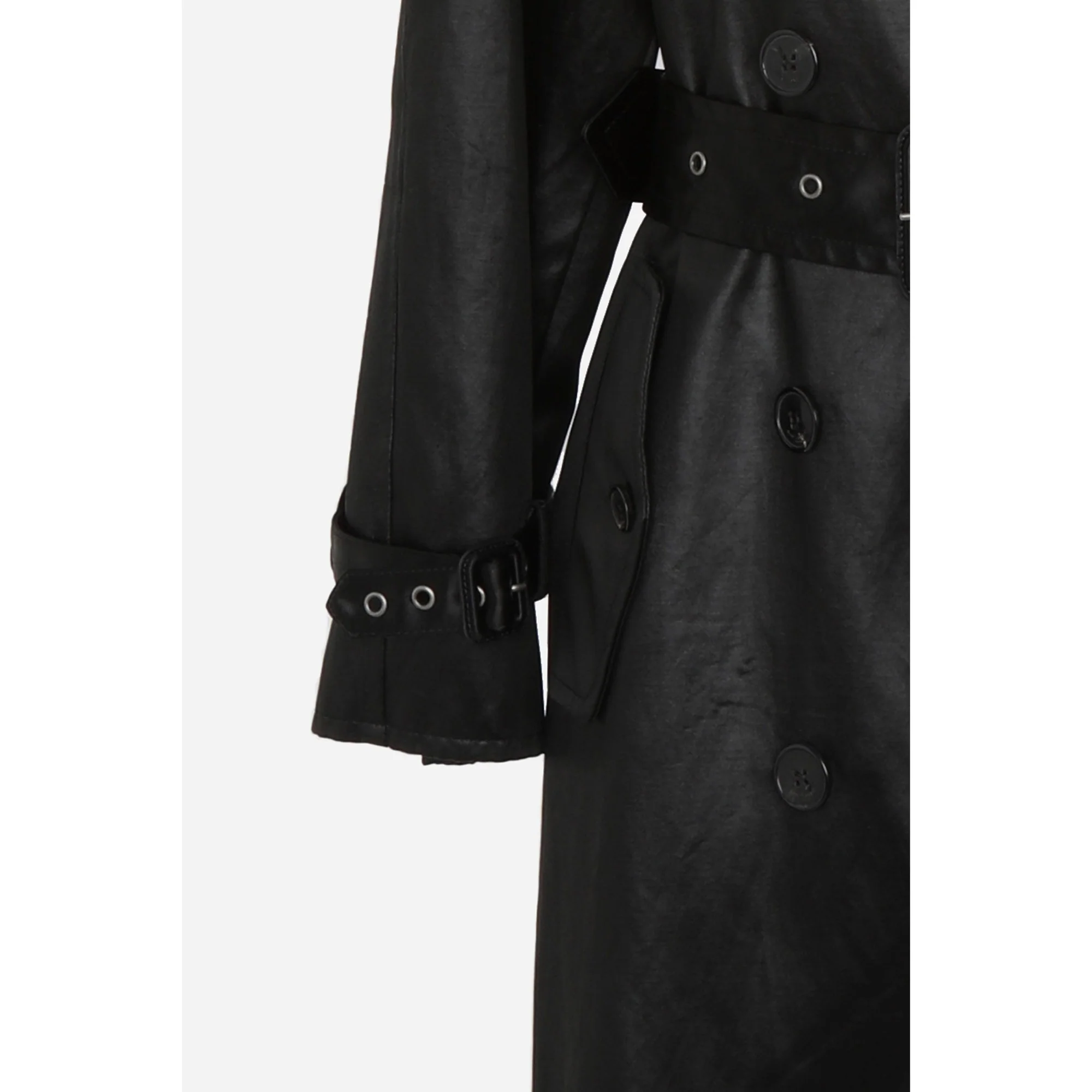 Trench Satin Chintze Lave - Noir - Image 5