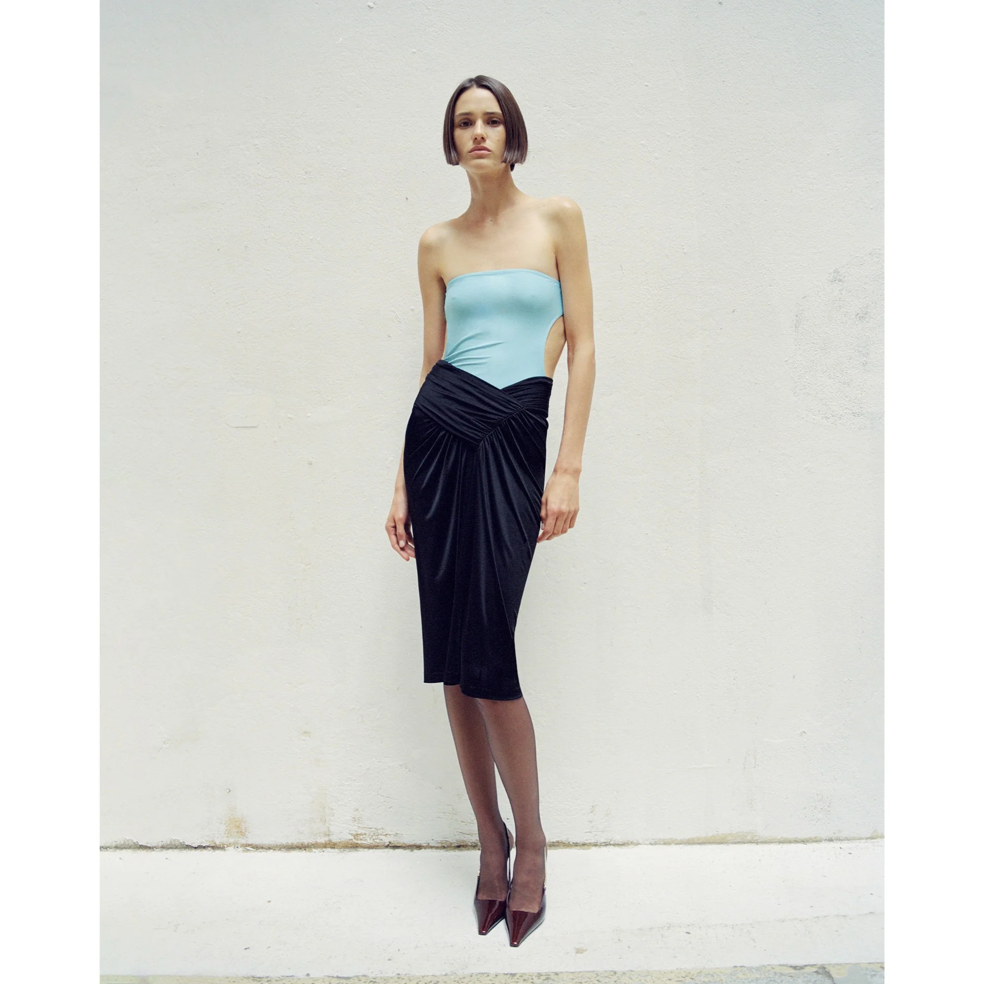 Maillot De Bain Une Piece Bust - Bleu Topaze - Image 4