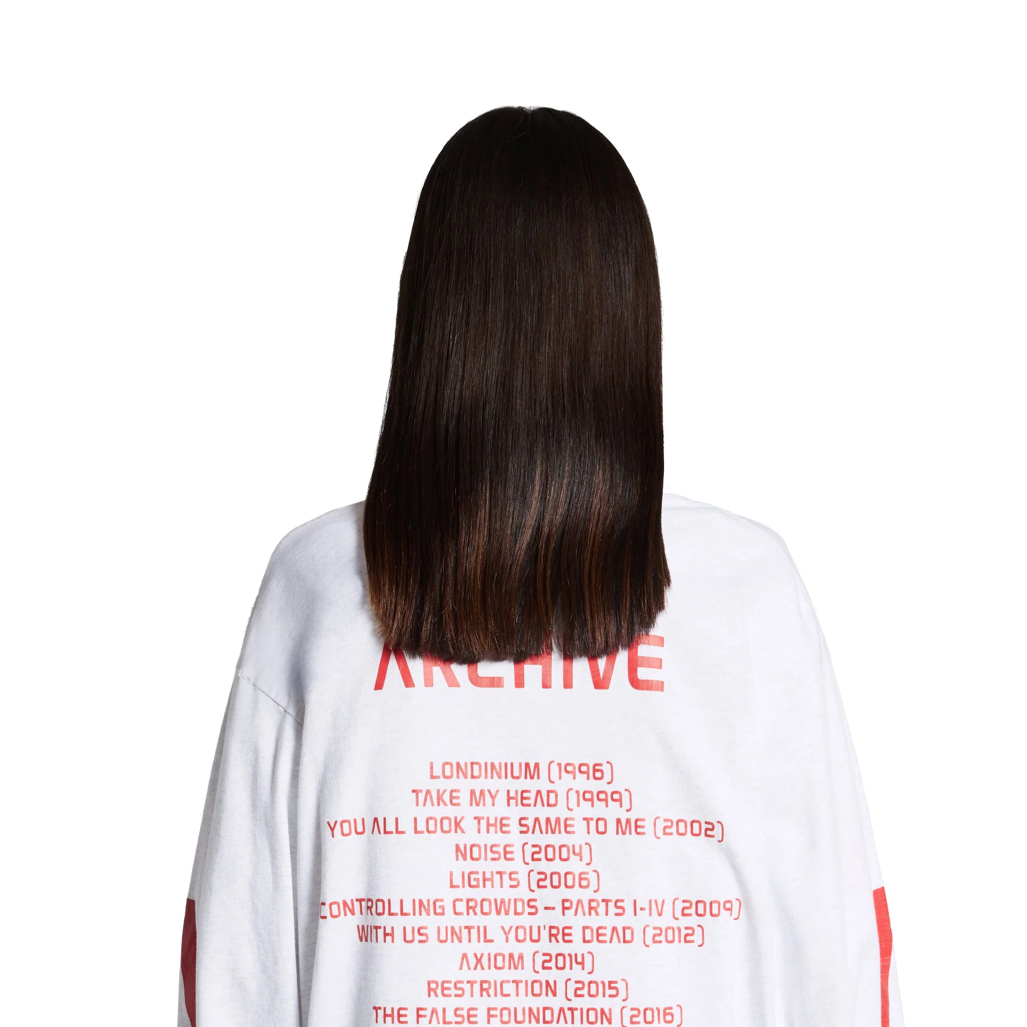 Long Sleeve Medium Fit T-Shirt - Light Heathr Gry/Red - Image 6