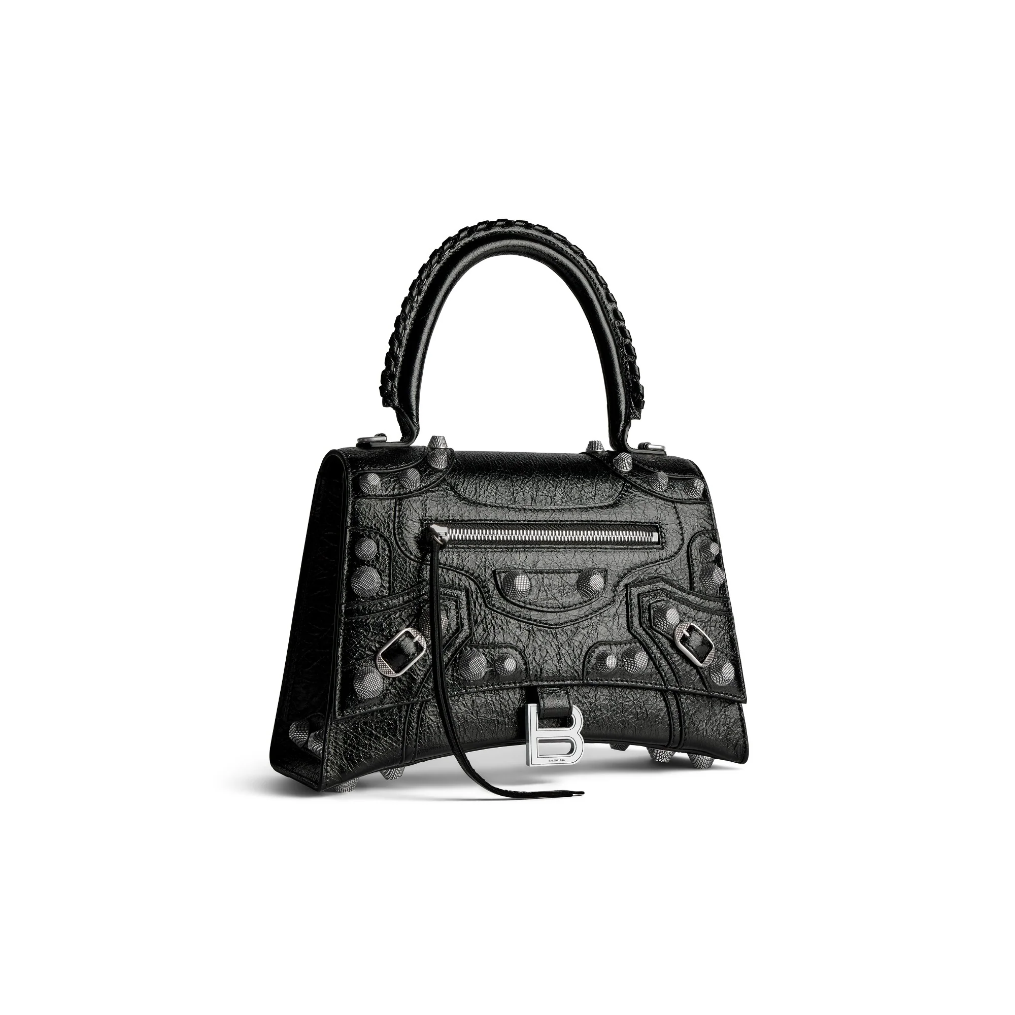 Hourglass X Cagole Top Handl M - Black - Image 4