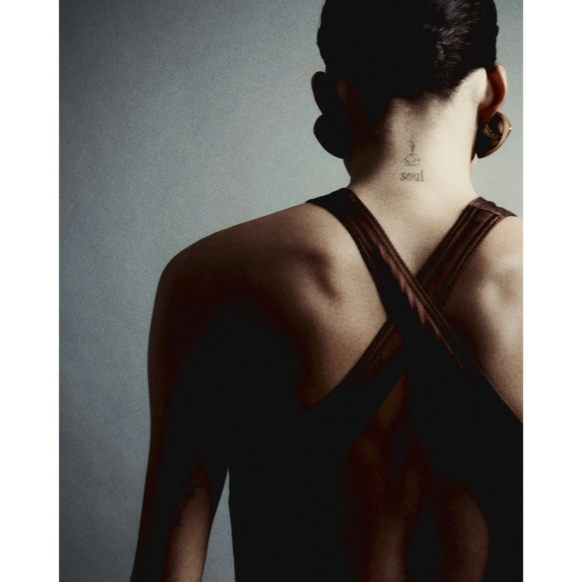 Robe Duchesse Stretch - Marron - Image 5