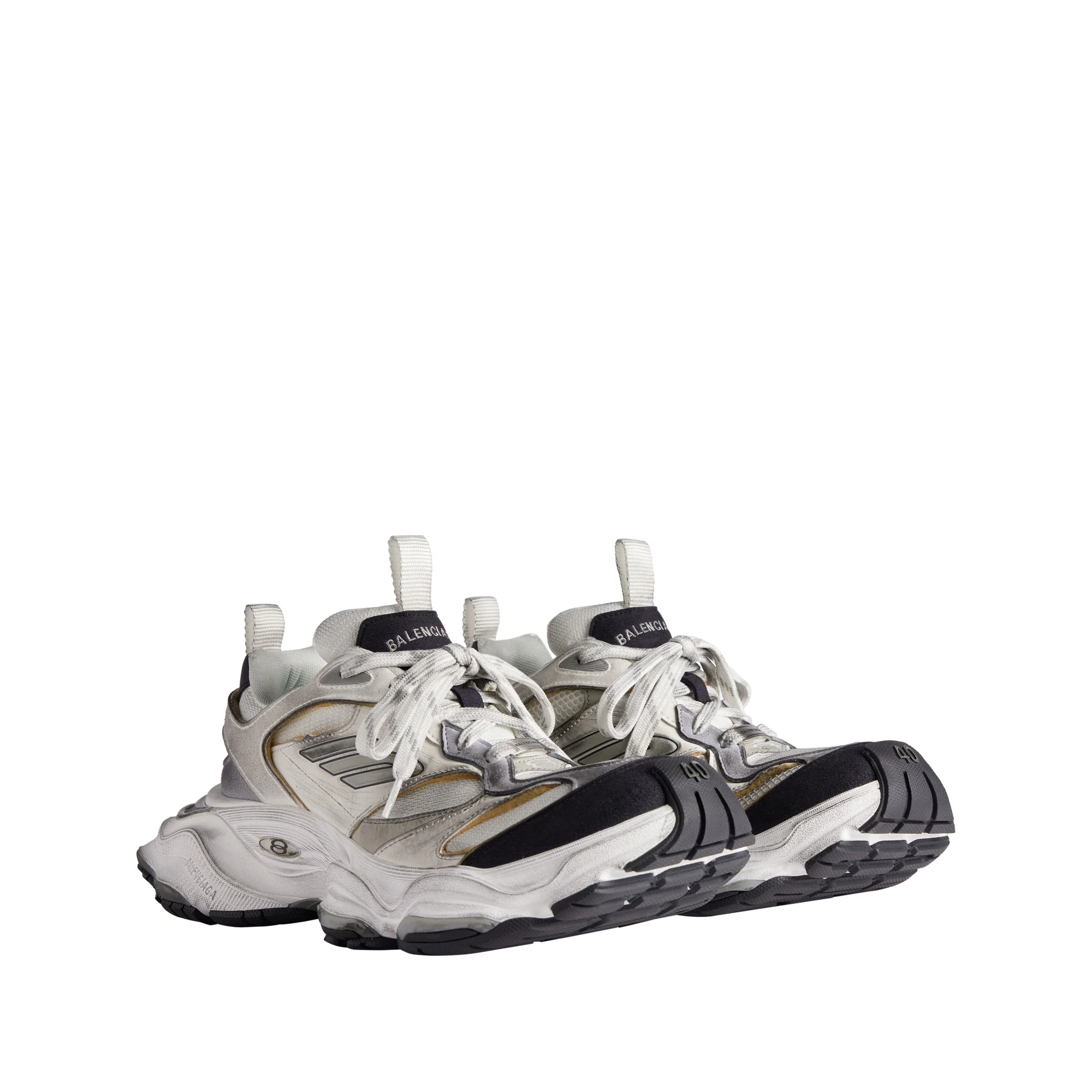 Cargo Suede/Mesh/W - White/Grey - Image 4